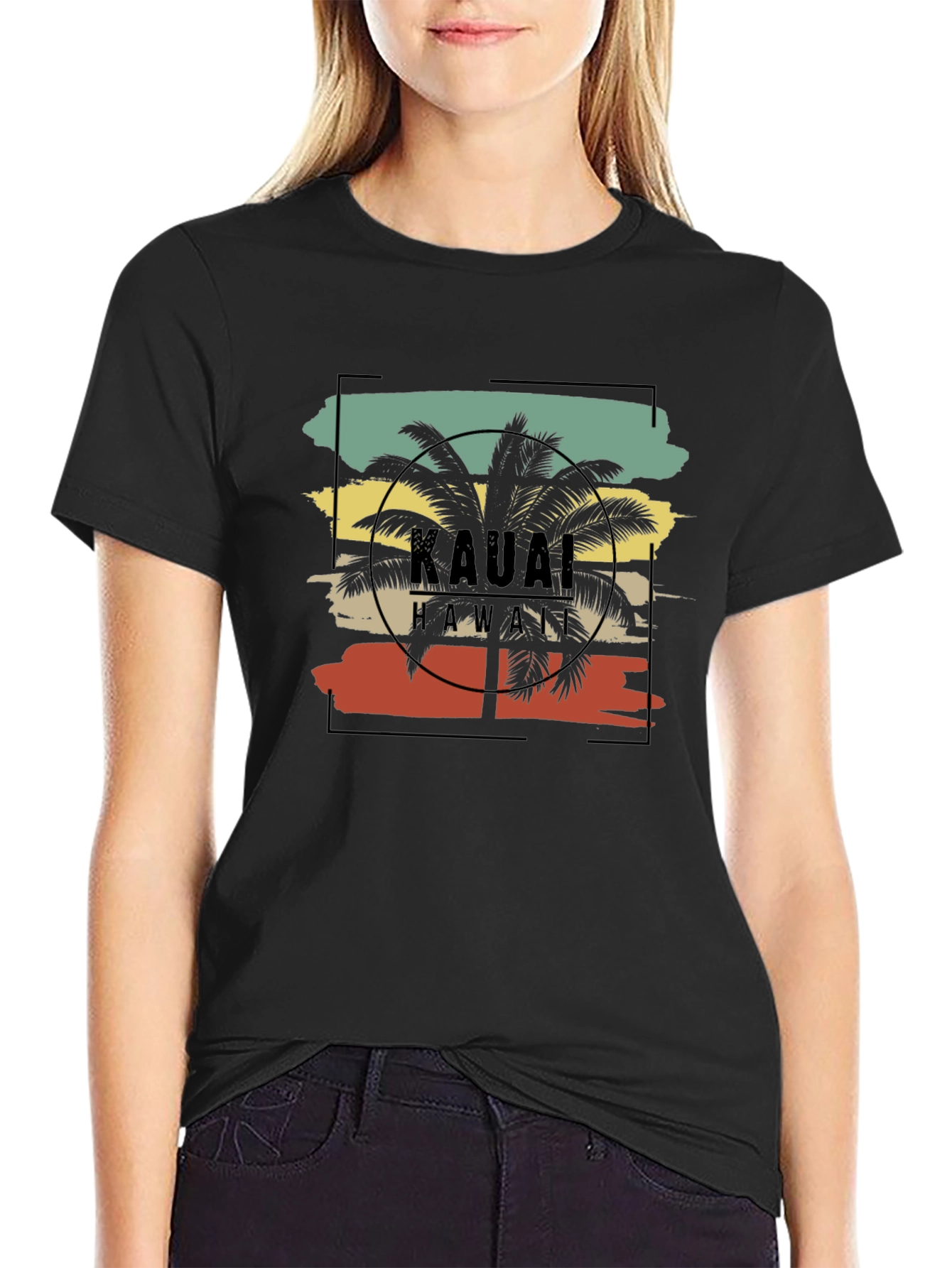 Kauai Hawaii Palm Tree T-Shirt