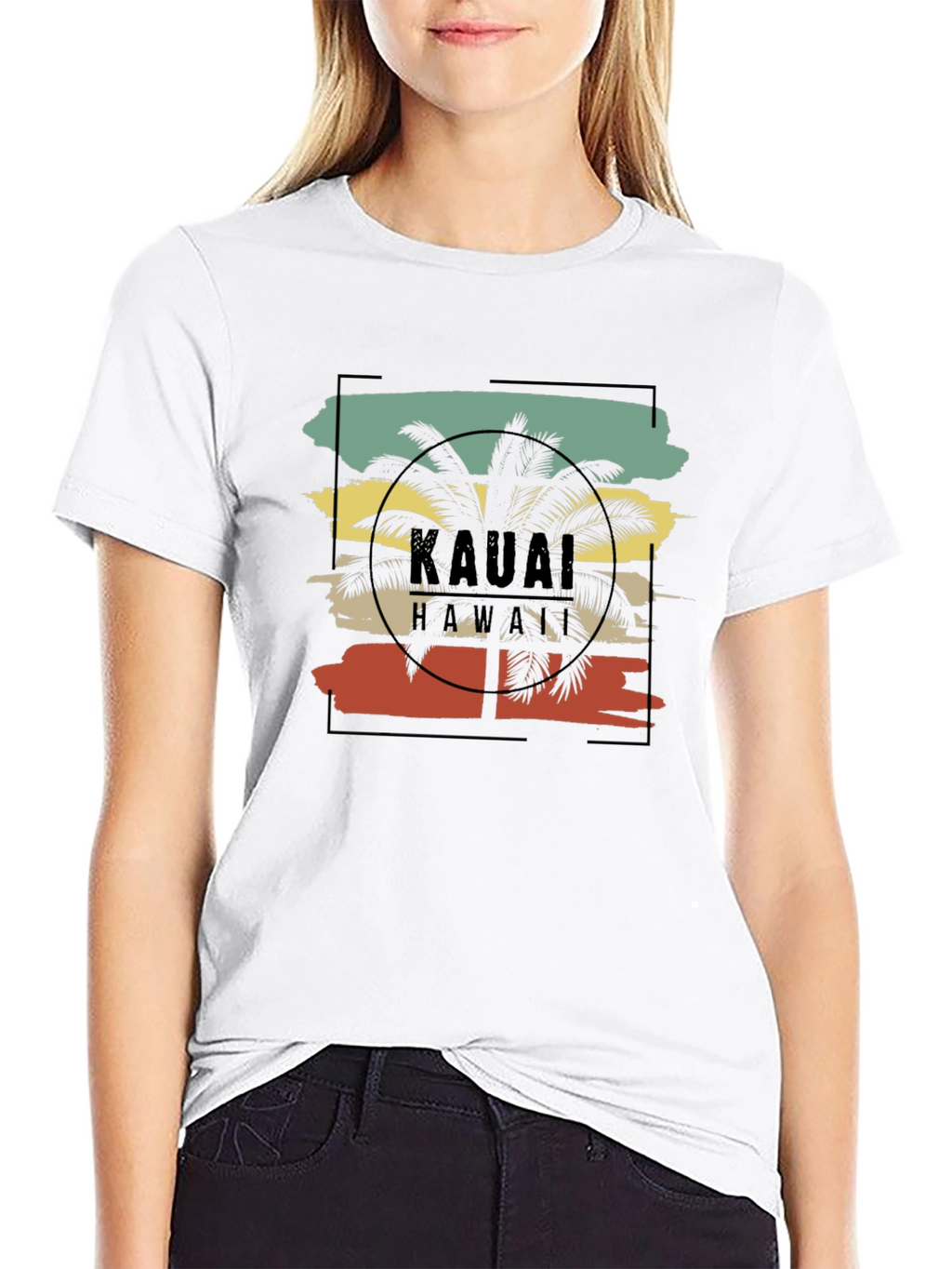 Kauai Hawaii Palm Tree T-Shirt