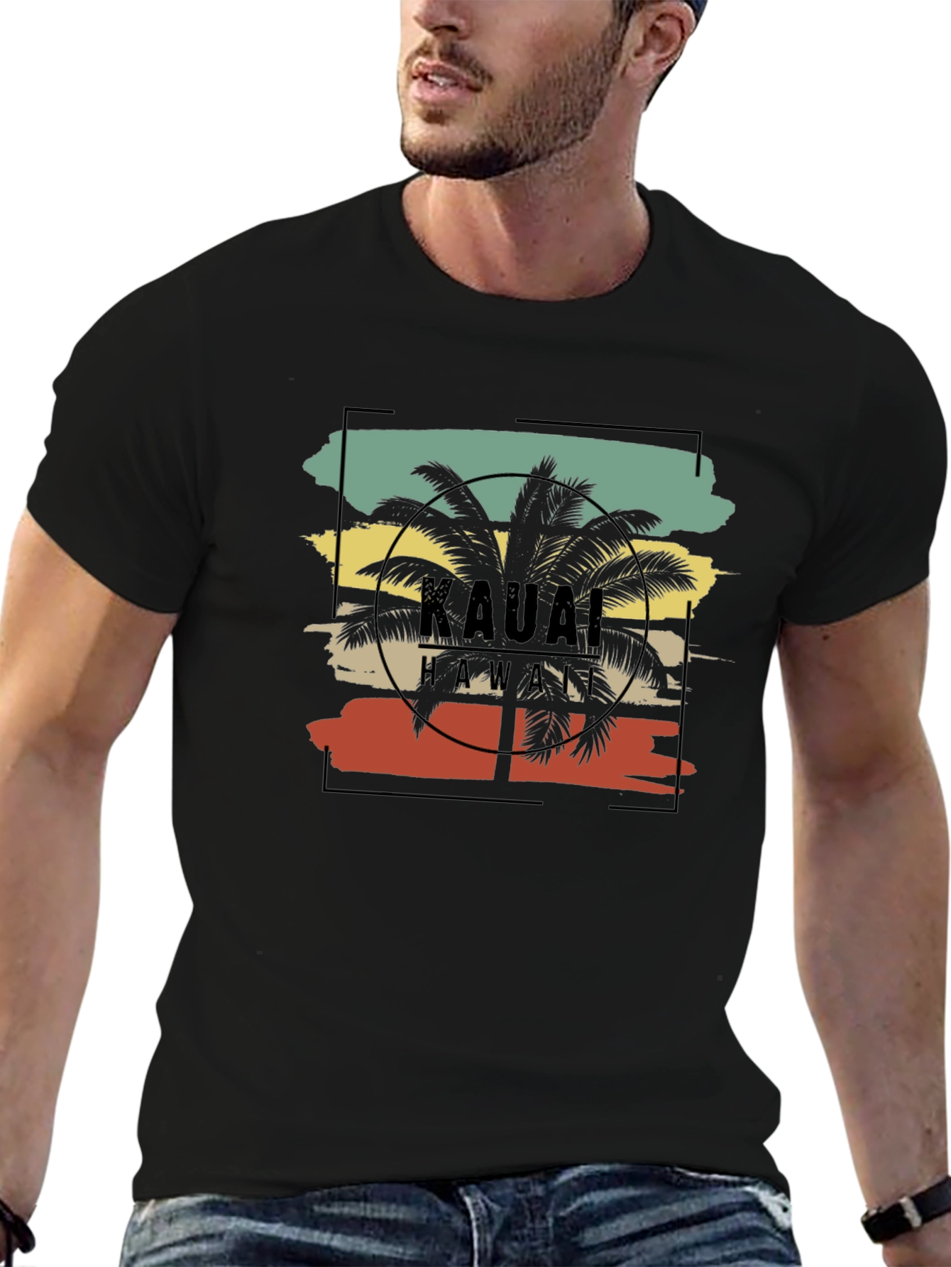 Kauai Hawaii Palm Tree T-Shirt
