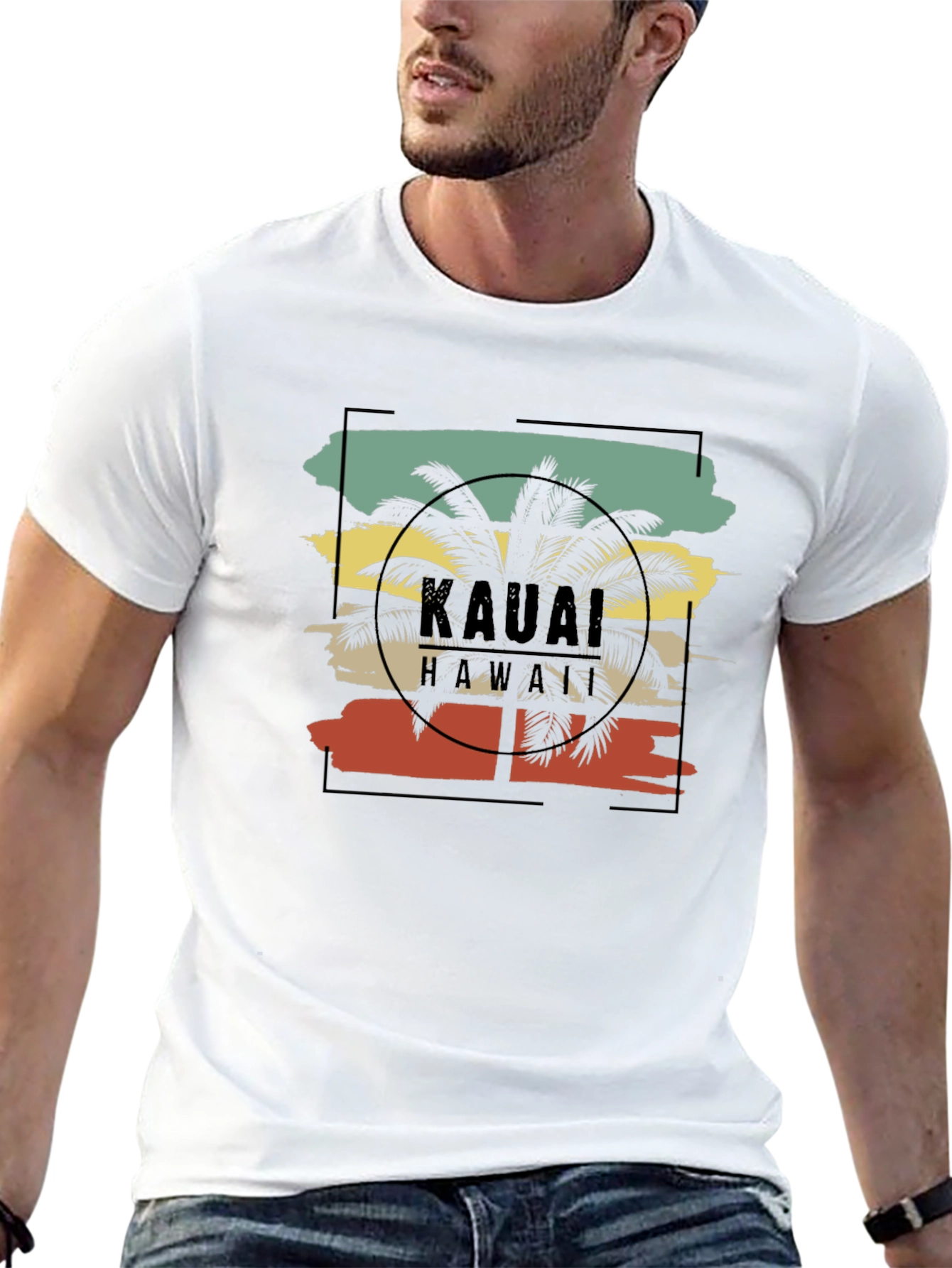 Kauai Hawaii Palm Tree T-Shirt