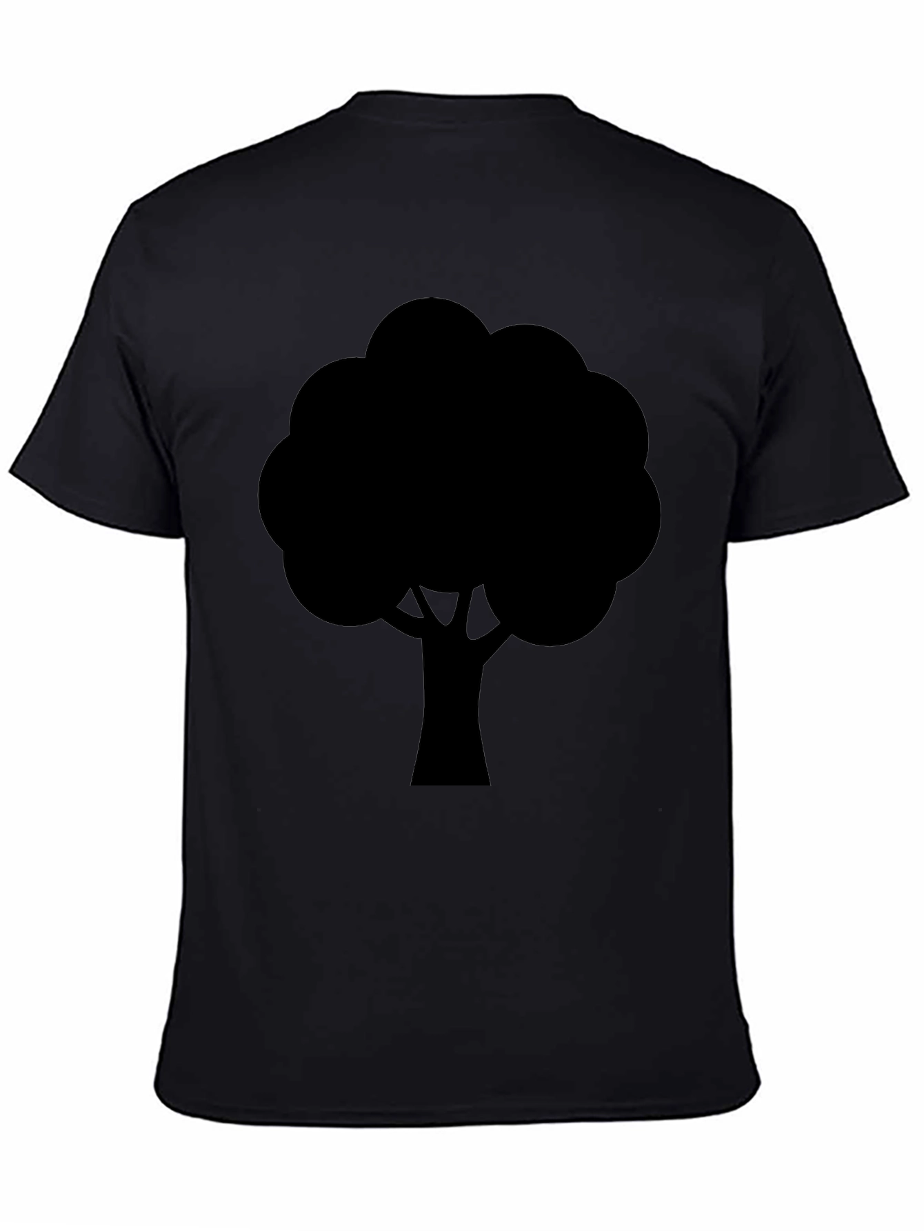 Black Tree Graphic Tee - Nature Inspired Casual Wear