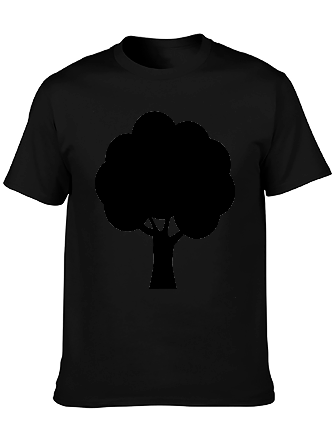 Black Tree Graphic Tee - Nature Inspired Casual Wear