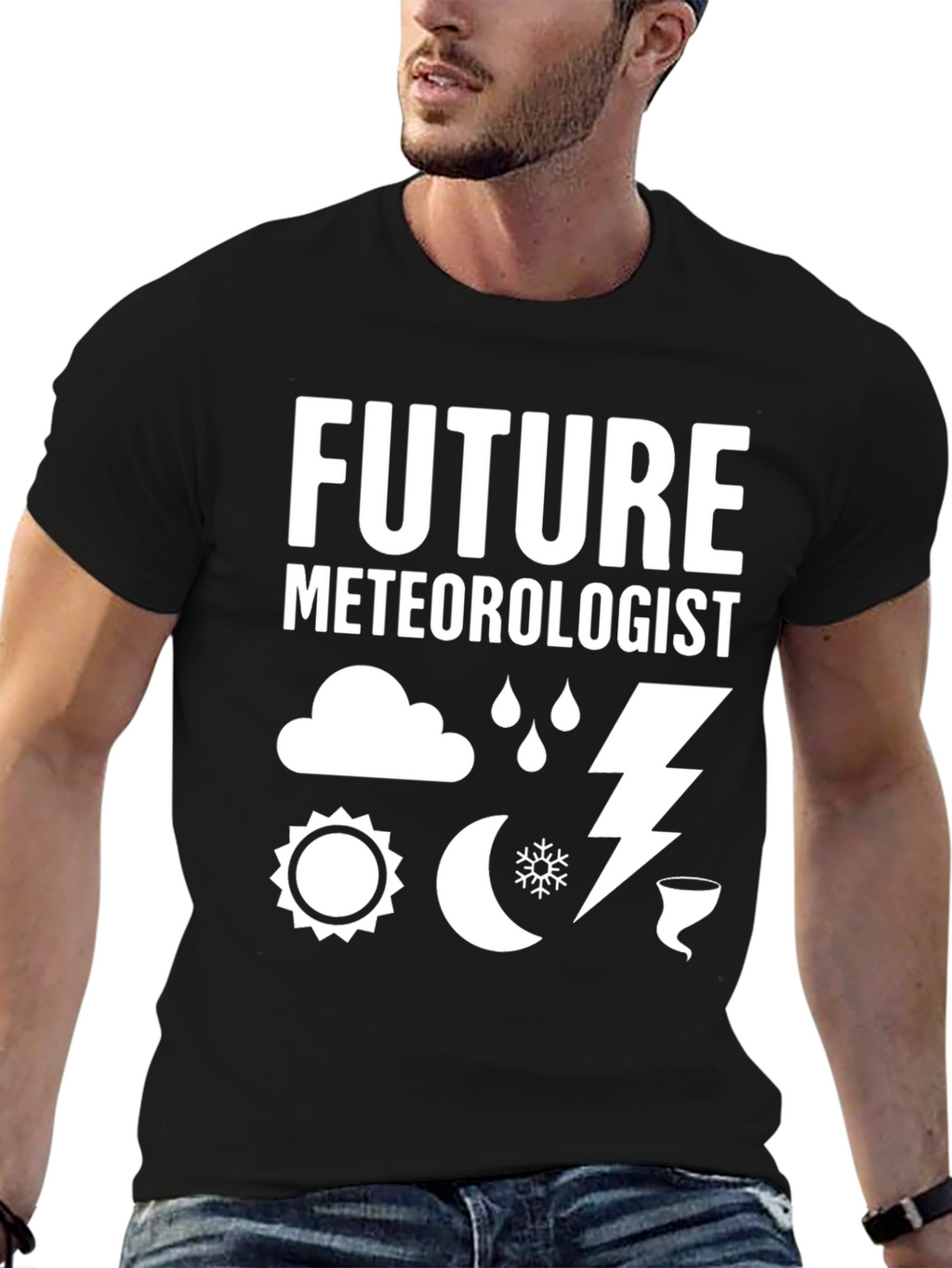 Future Meteorologist Graphic T-Shirt - Weather Science Tee