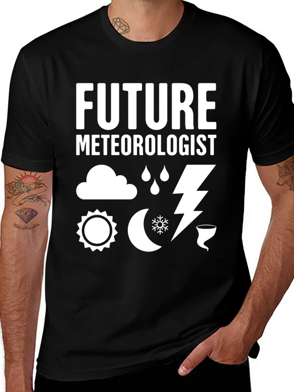 Future Meteorologist Graphic T-Shirt - Weather Science Tee
