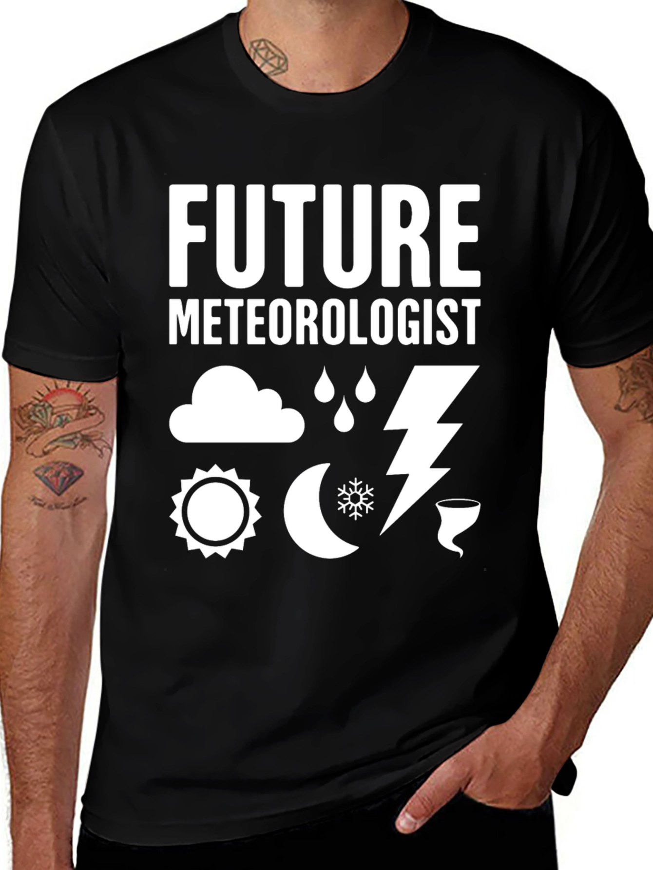Future Meteorologist Graphic T-Shirt - Weather Science Tee