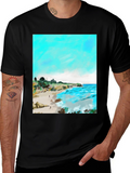 Beach Scene Graphic Tee