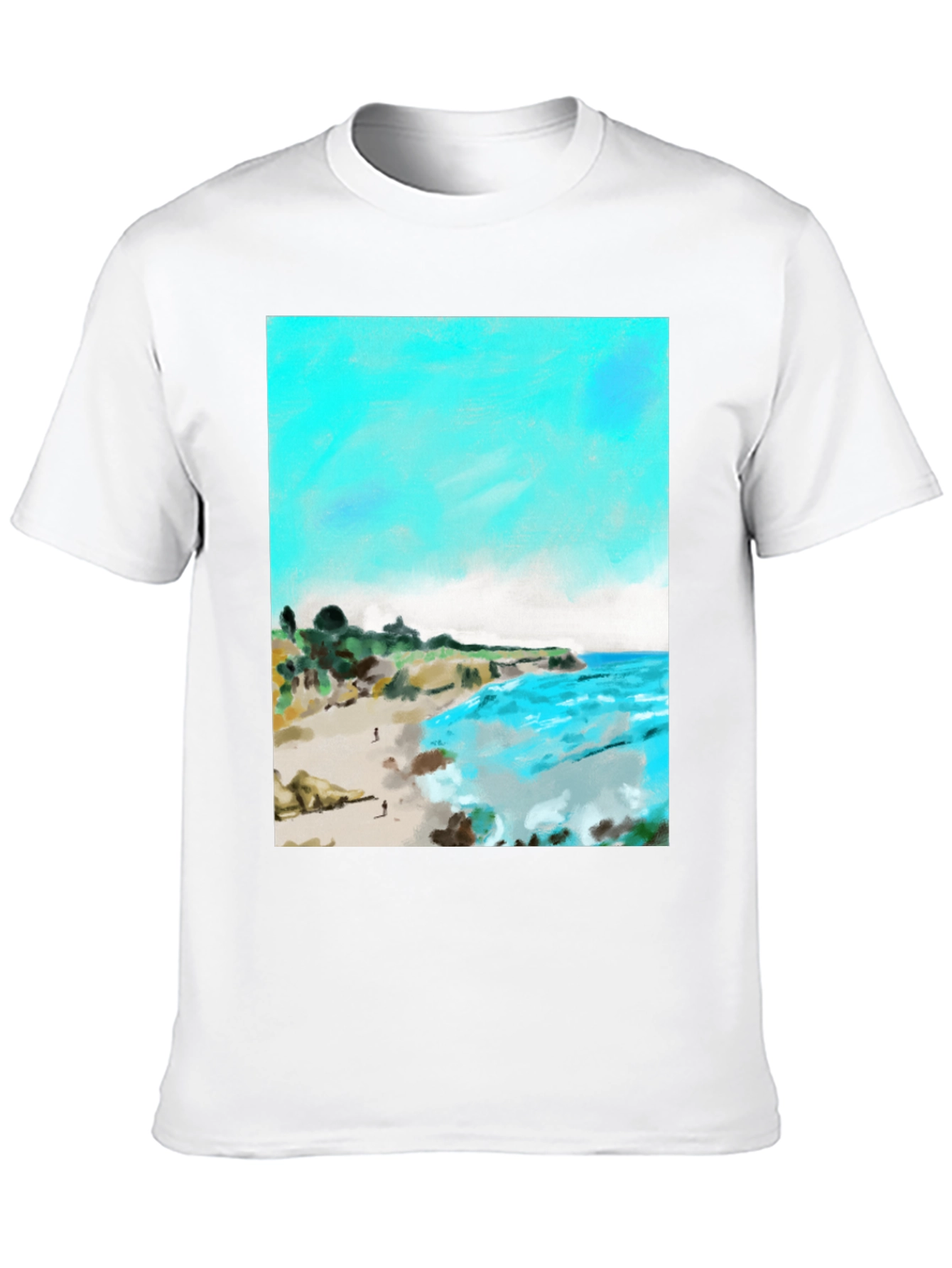 Beach Scene Graphic Tee