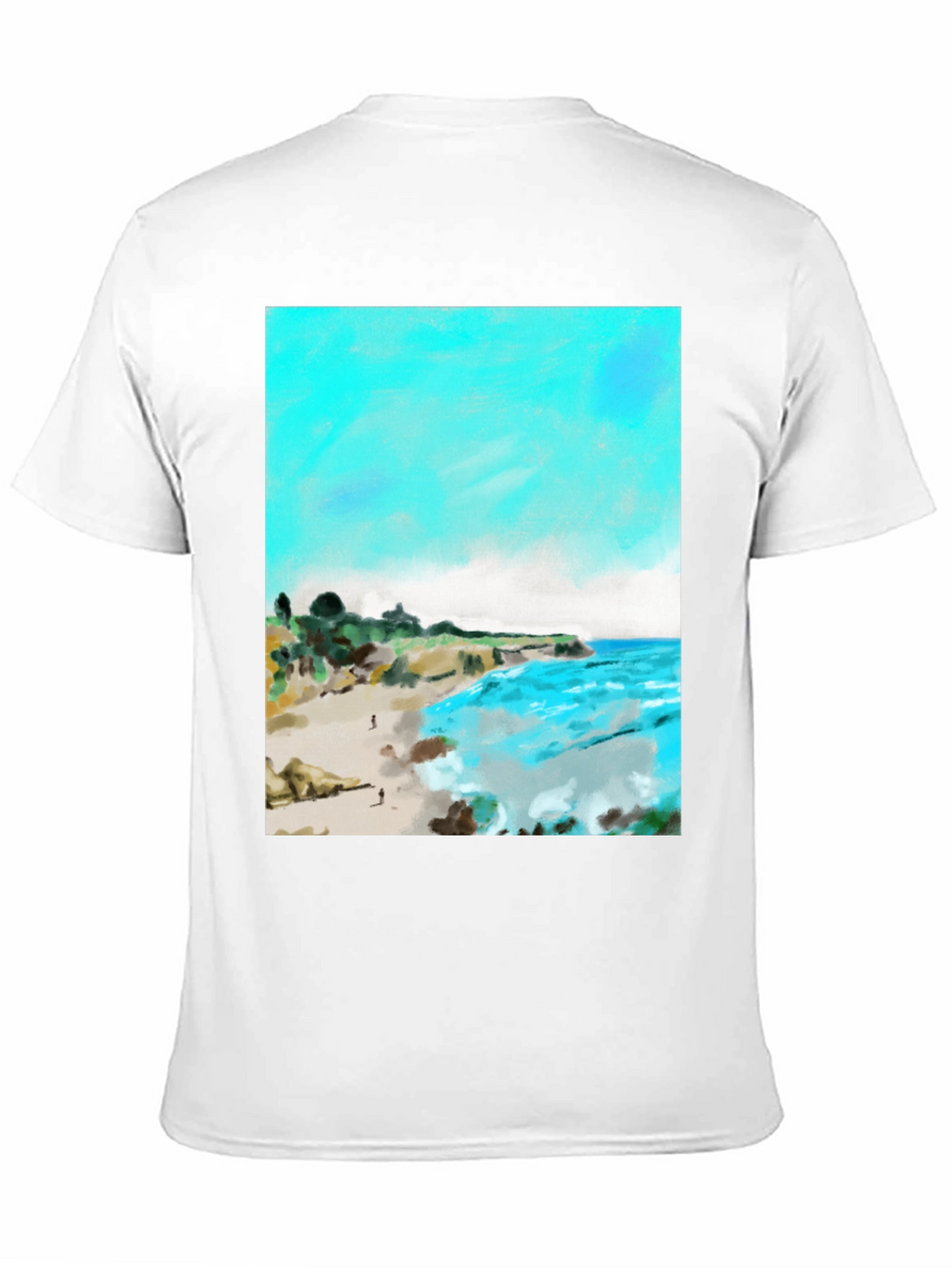 Beach Scene Graphic Tee