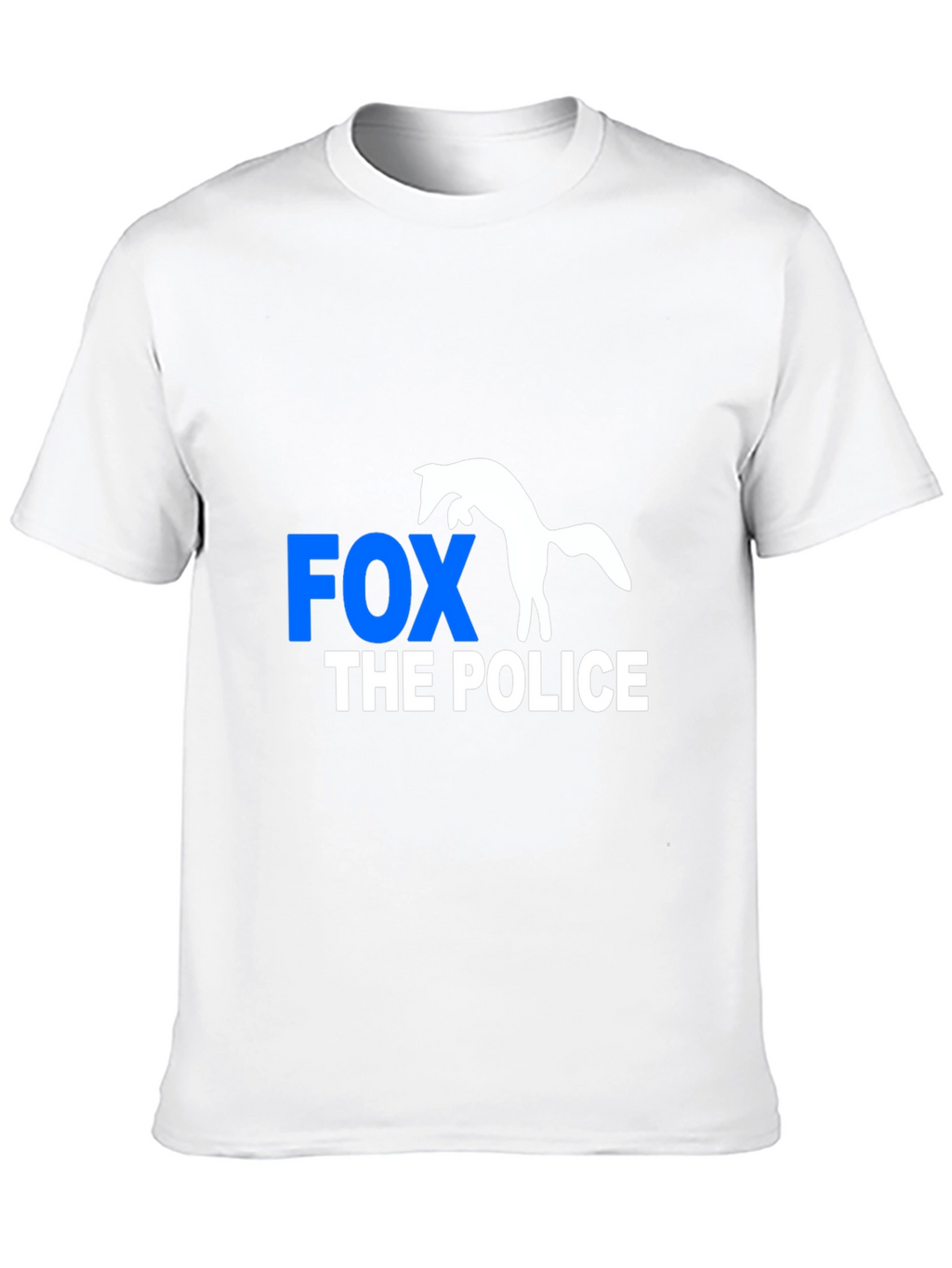 Fox The Police Graphic Tee - Mens Black T-Shirt