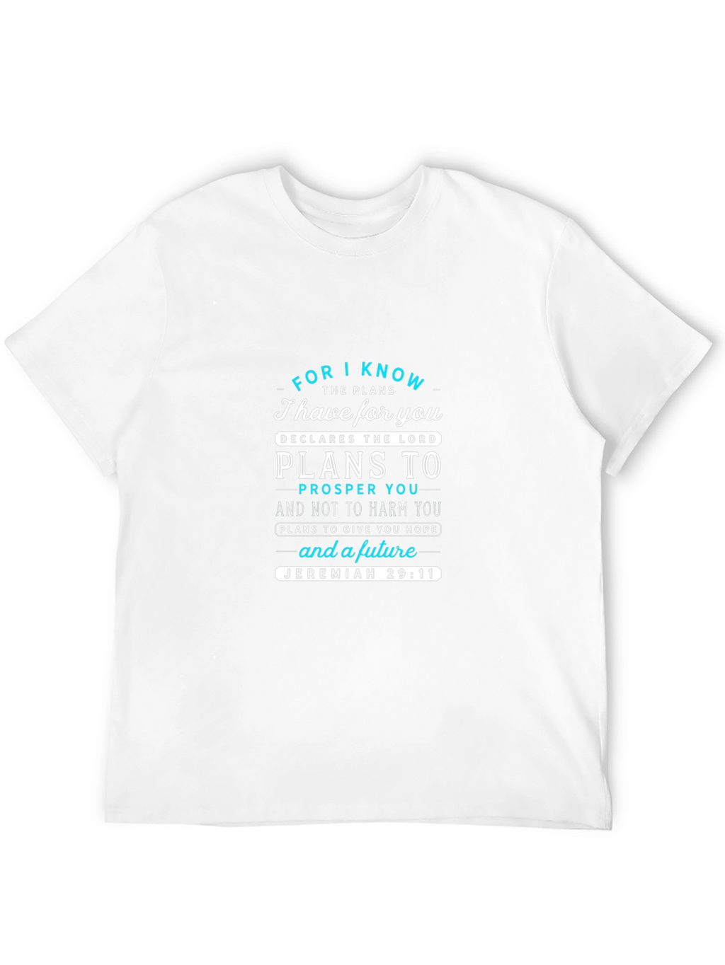 Faith-Based Jeremiah 29:11 Graphic T-Shirt