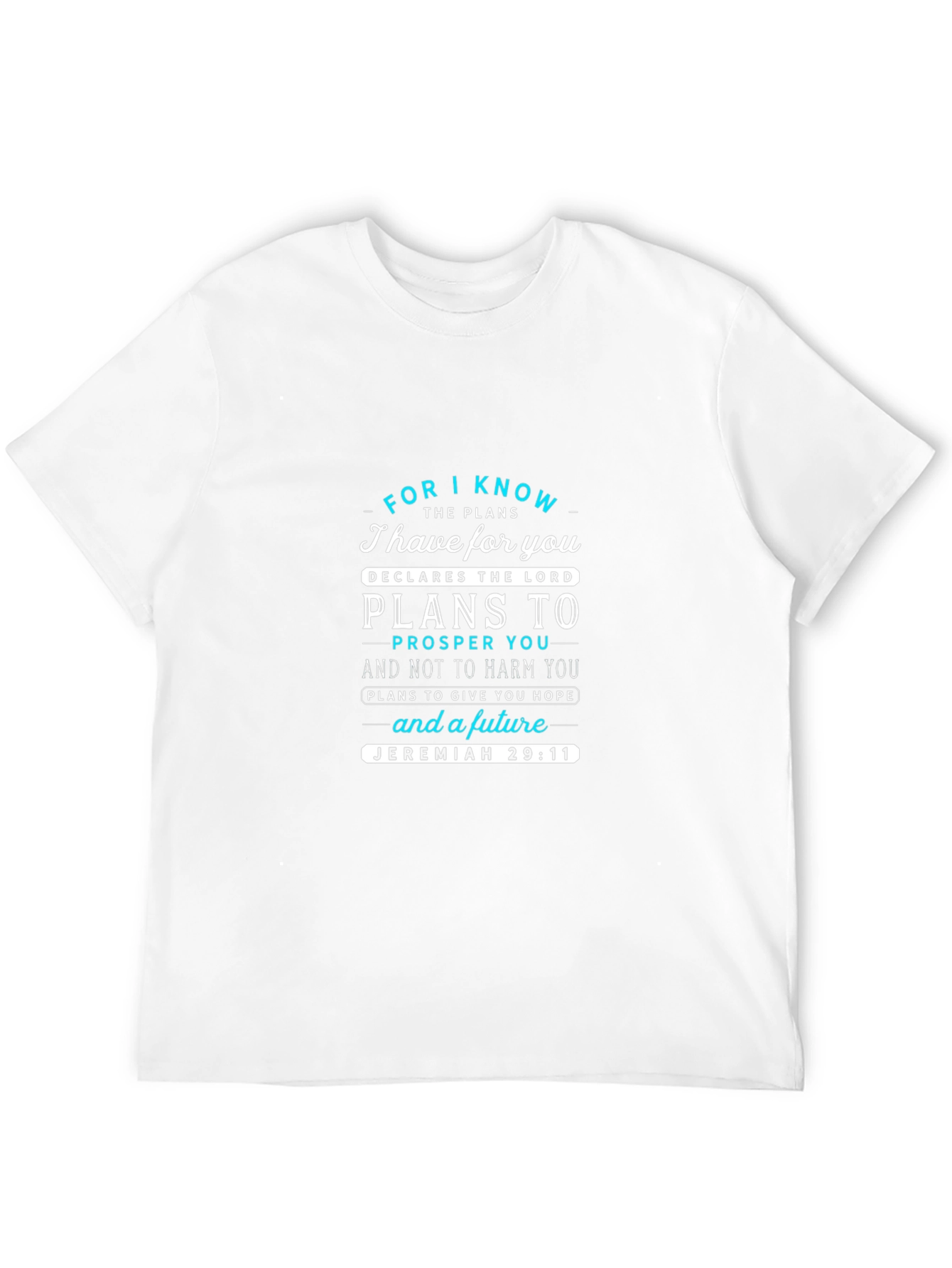 Faith-Based Jeremiah 29:11 Graphic T-Shirt
