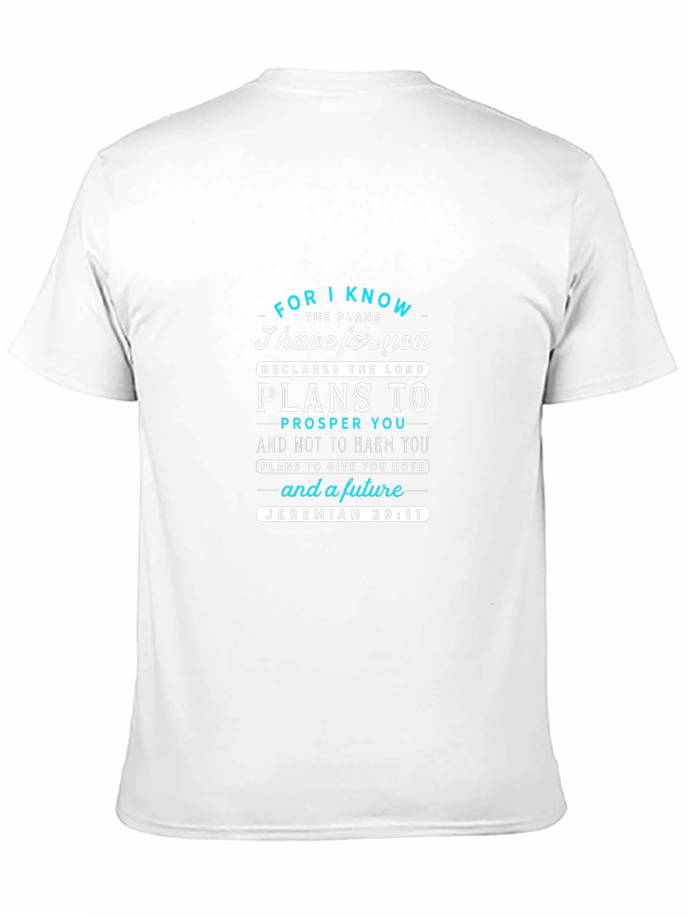 Faith-Based Jeremiah 29:11 Graphic T-Shirt