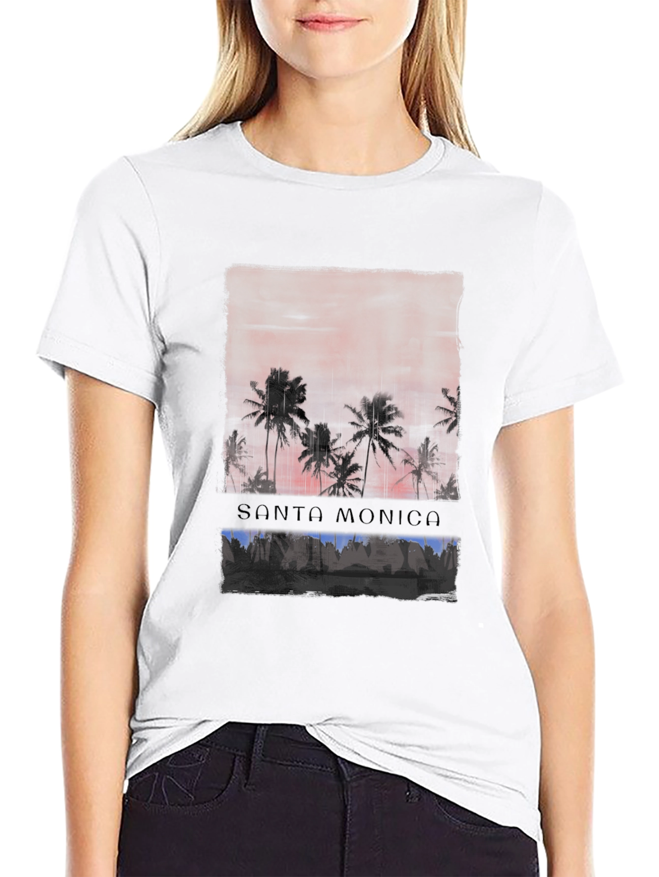 Santa Monica Palms Graphic Tee