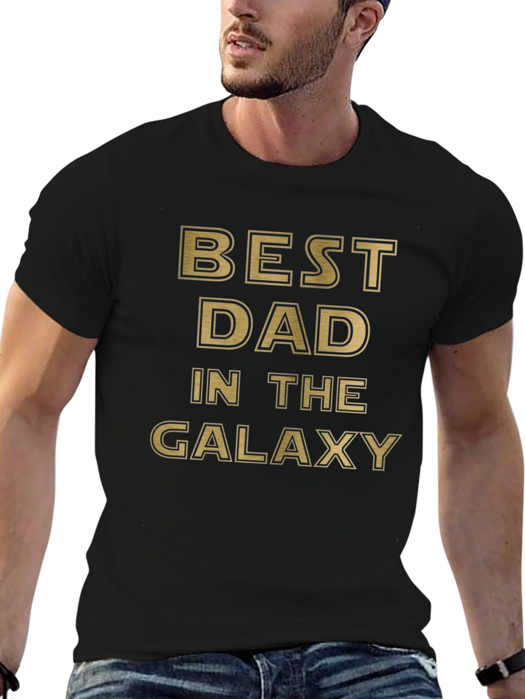 Best Dad In The Galaxy Novelty T-Shirt