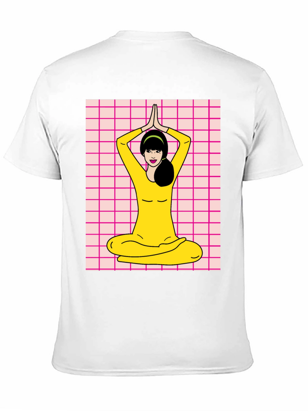 Yoga Girl Graphic Tee - Retro Style