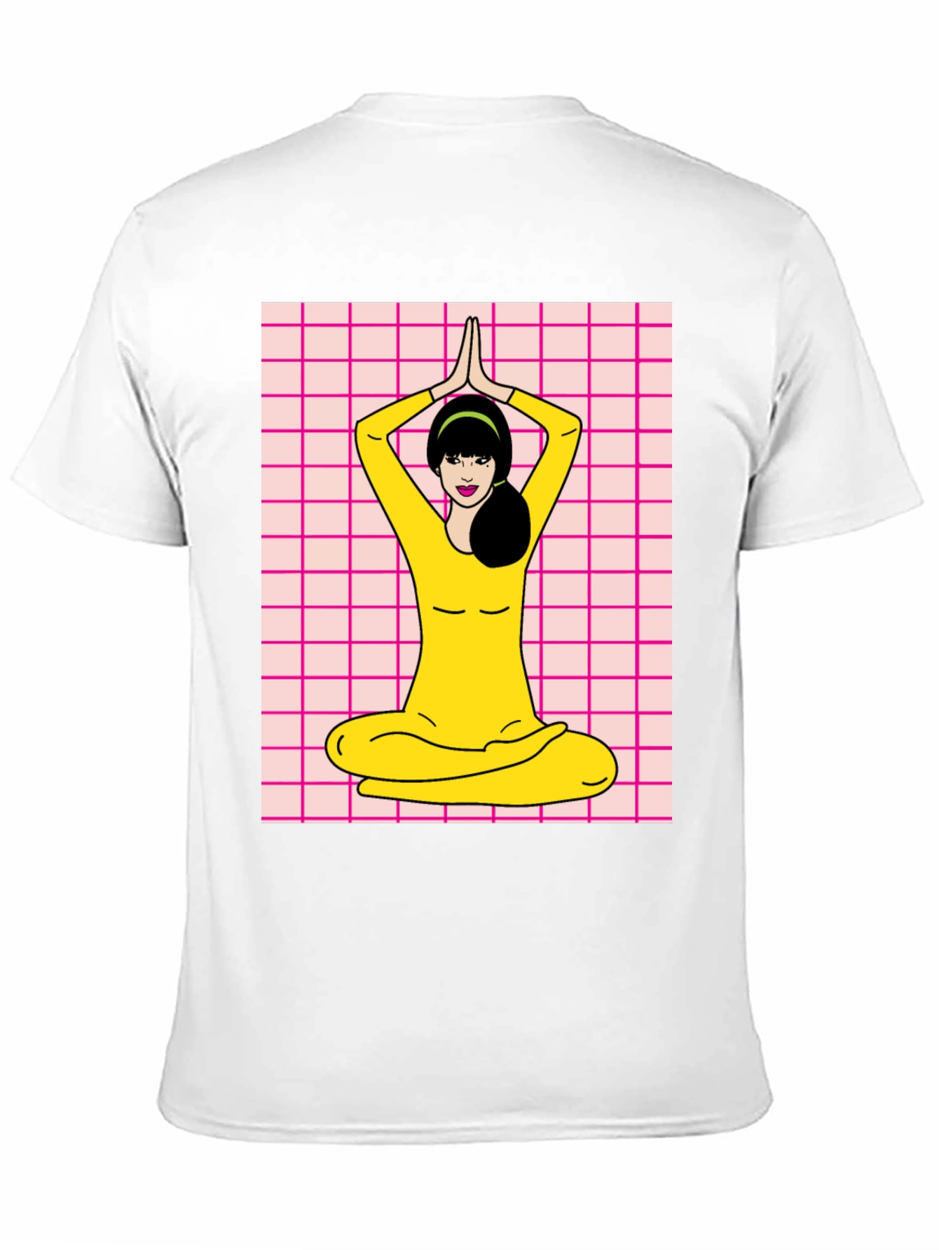 Yoga Girl Graphic Tee - Retro Style