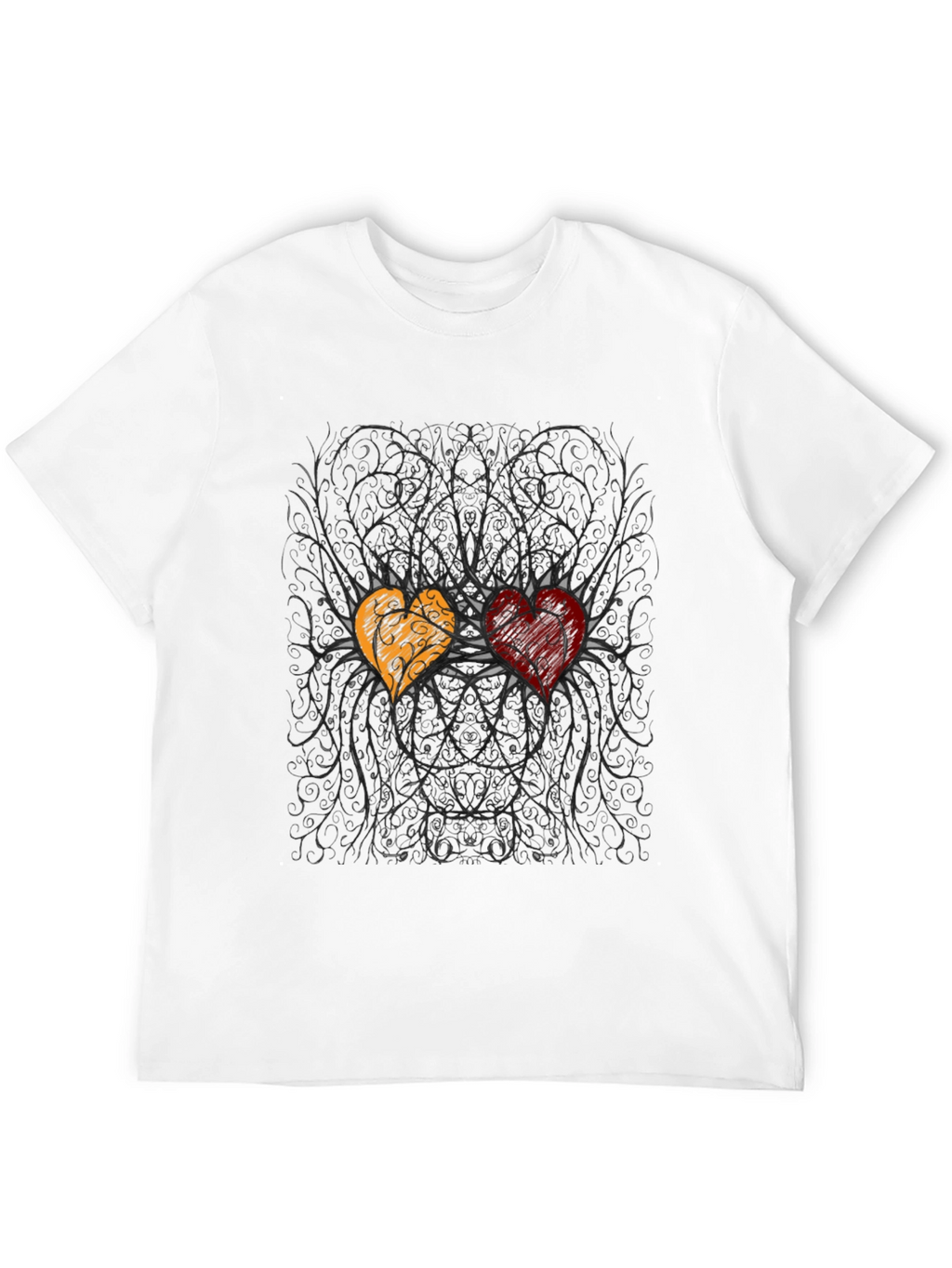 Heart Design Graphic Tee
