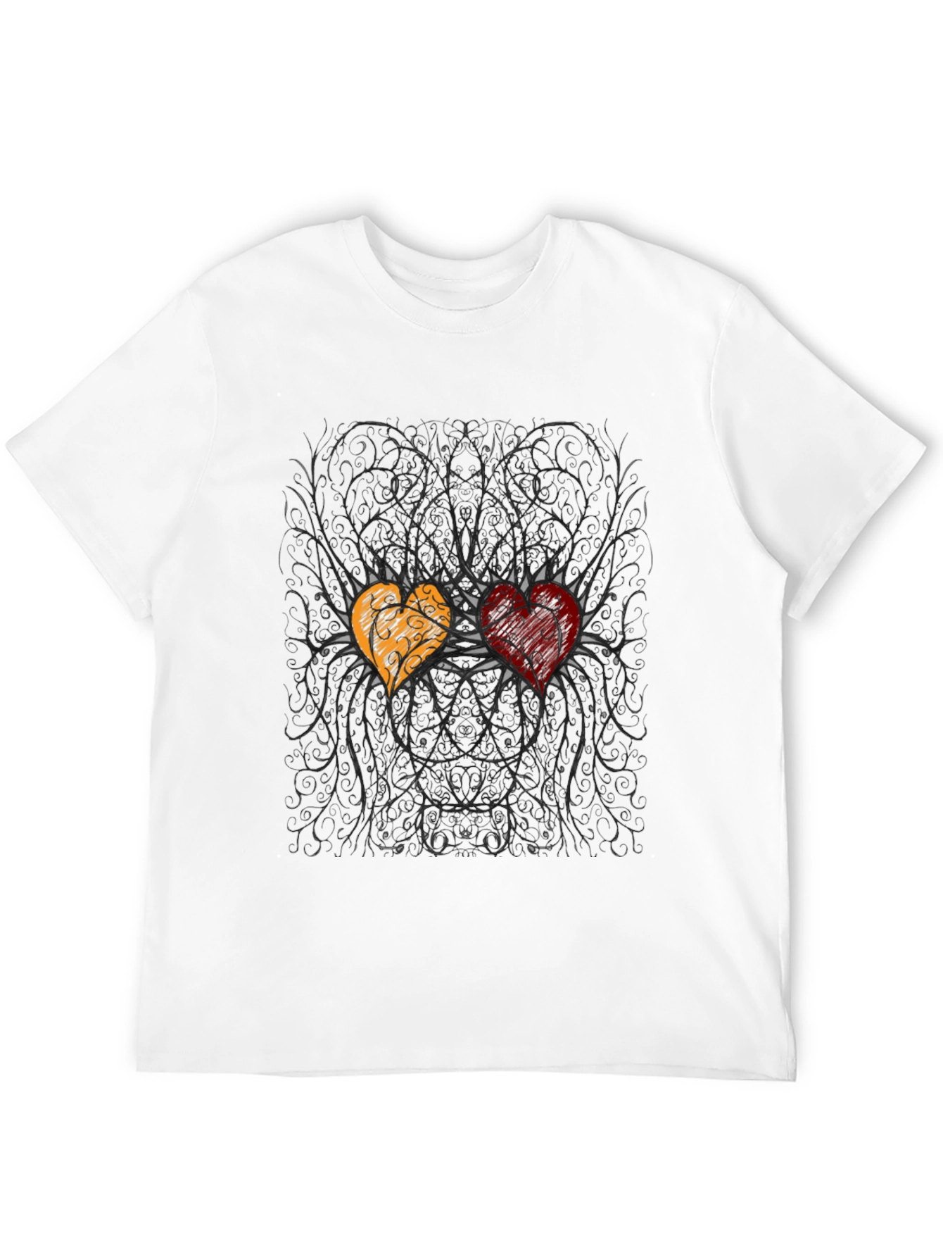Heart Design Graphic Tee