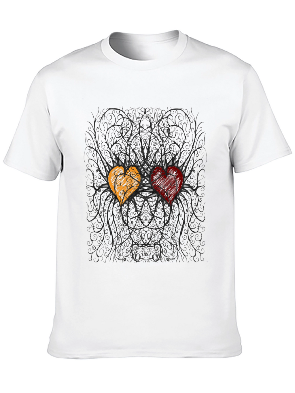 Heart Design Graphic Tee