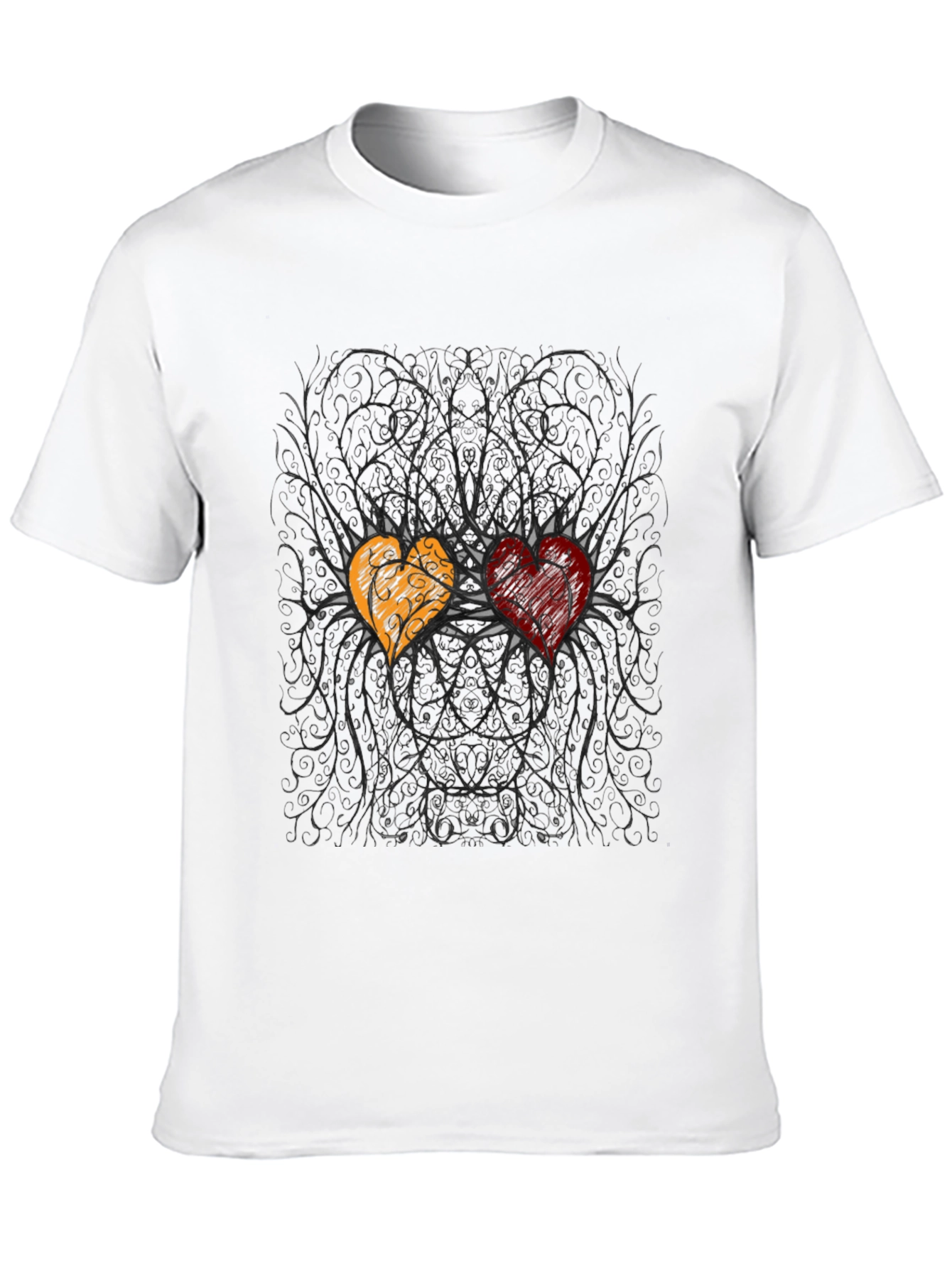 Heart Design Graphic Tee