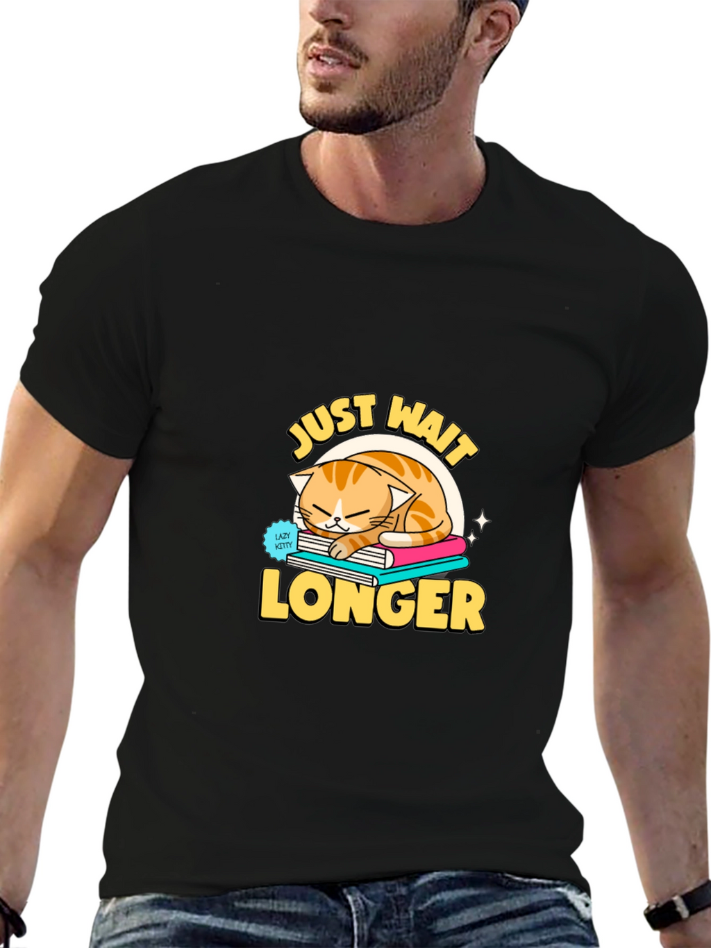 Just Wait Longer Cat Lover T-Shirt