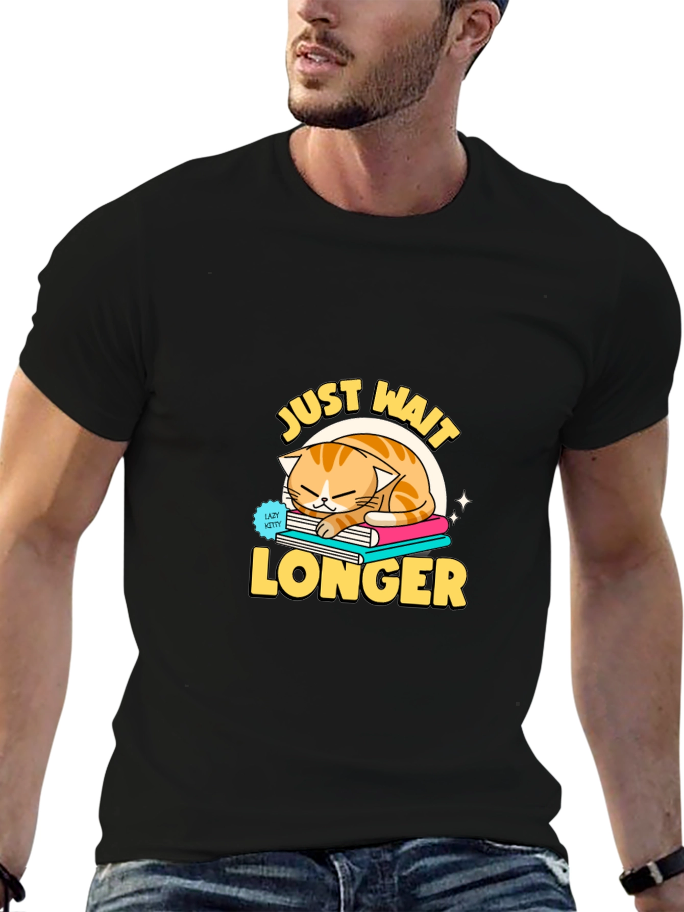 Just Wait Longer Cat Lover T-Shirt