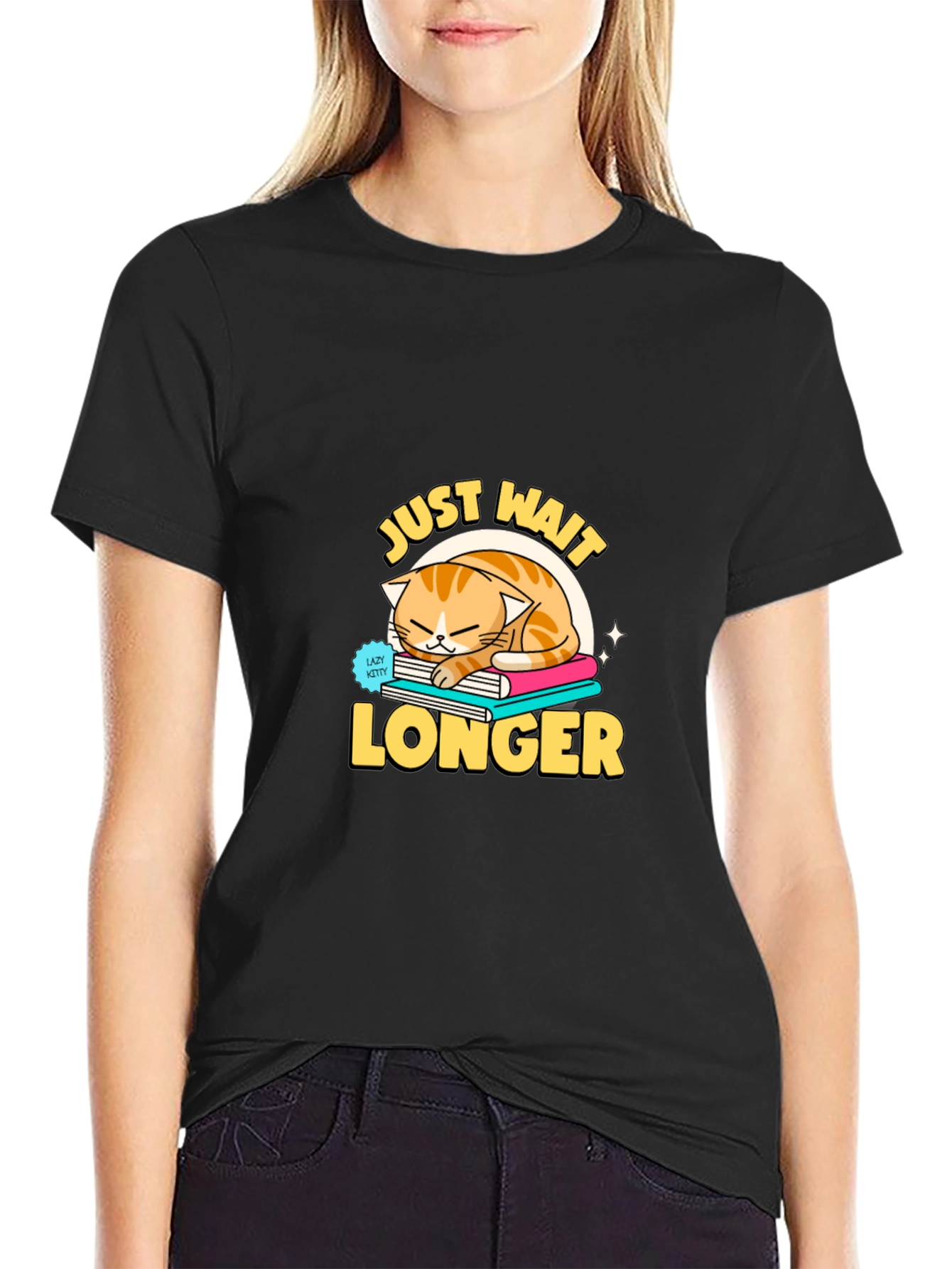 Just Wait Longer Cat Lover T-Shirt