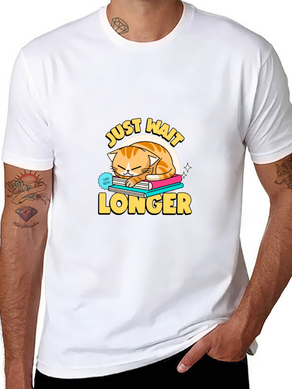 Just Wait Longer Cat Lover T-Shirt