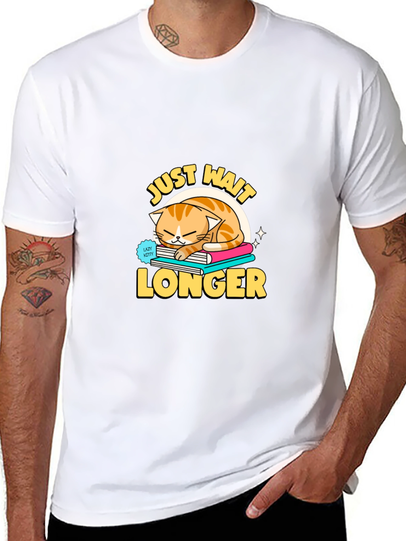 Just Wait Longer Cat Lover T-Shirt