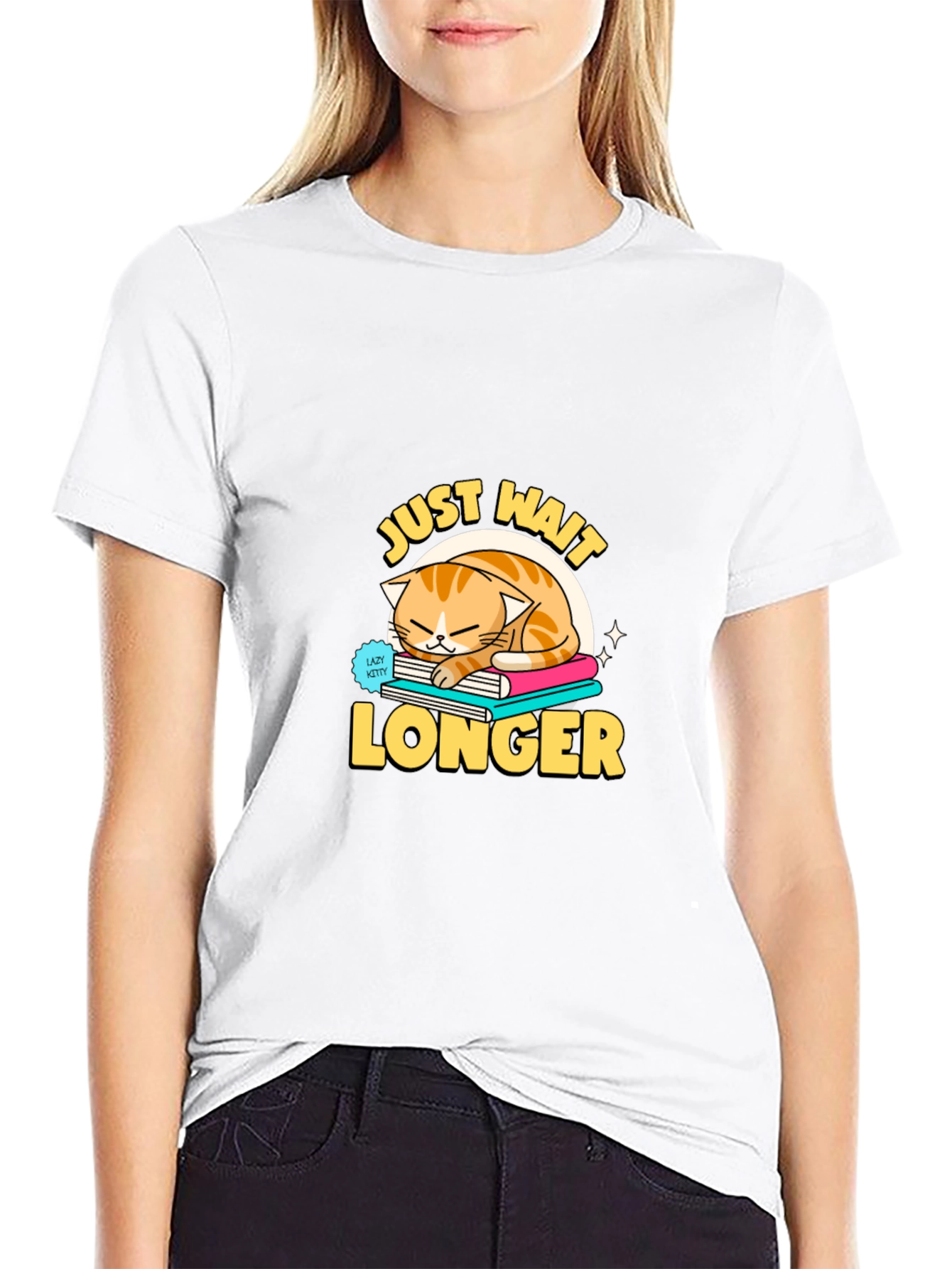 Just Wait Longer Cat Lover T-Shirt