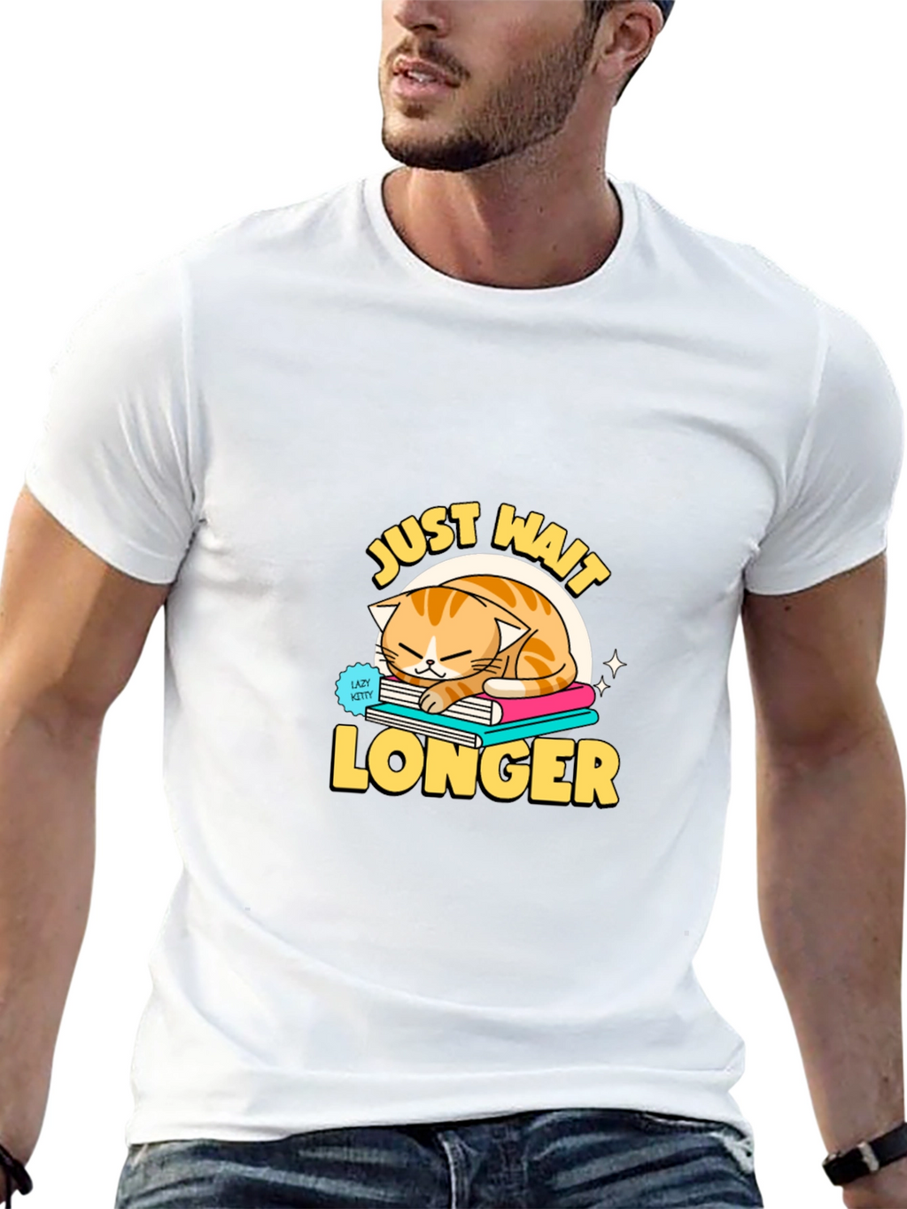 Just Wait Longer Cat Lover T-Shirt