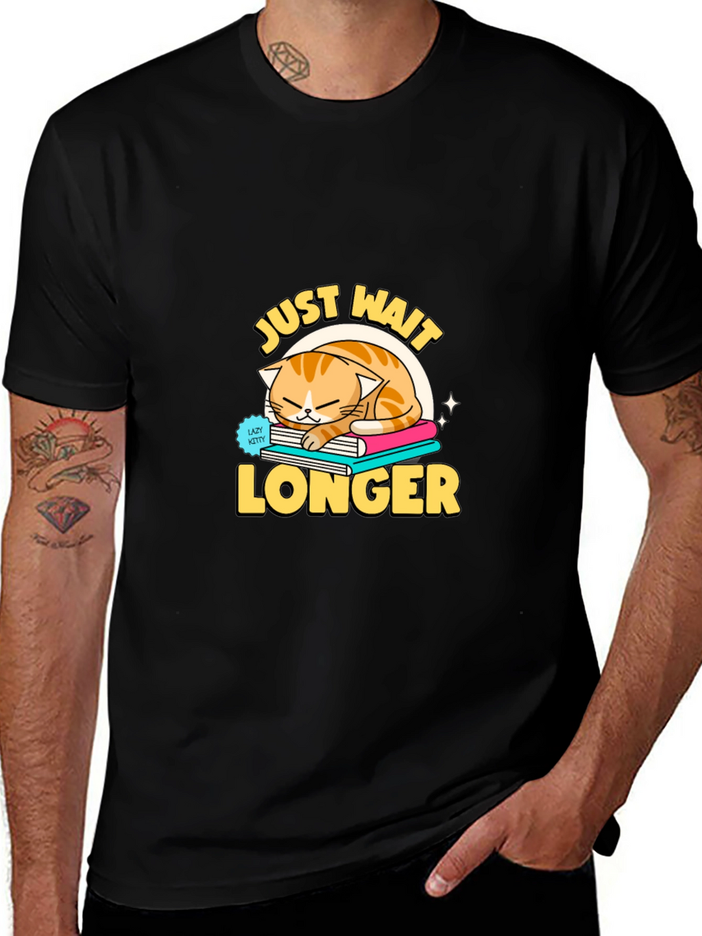 Just Wait Longer Cat Lover T-Shirt
