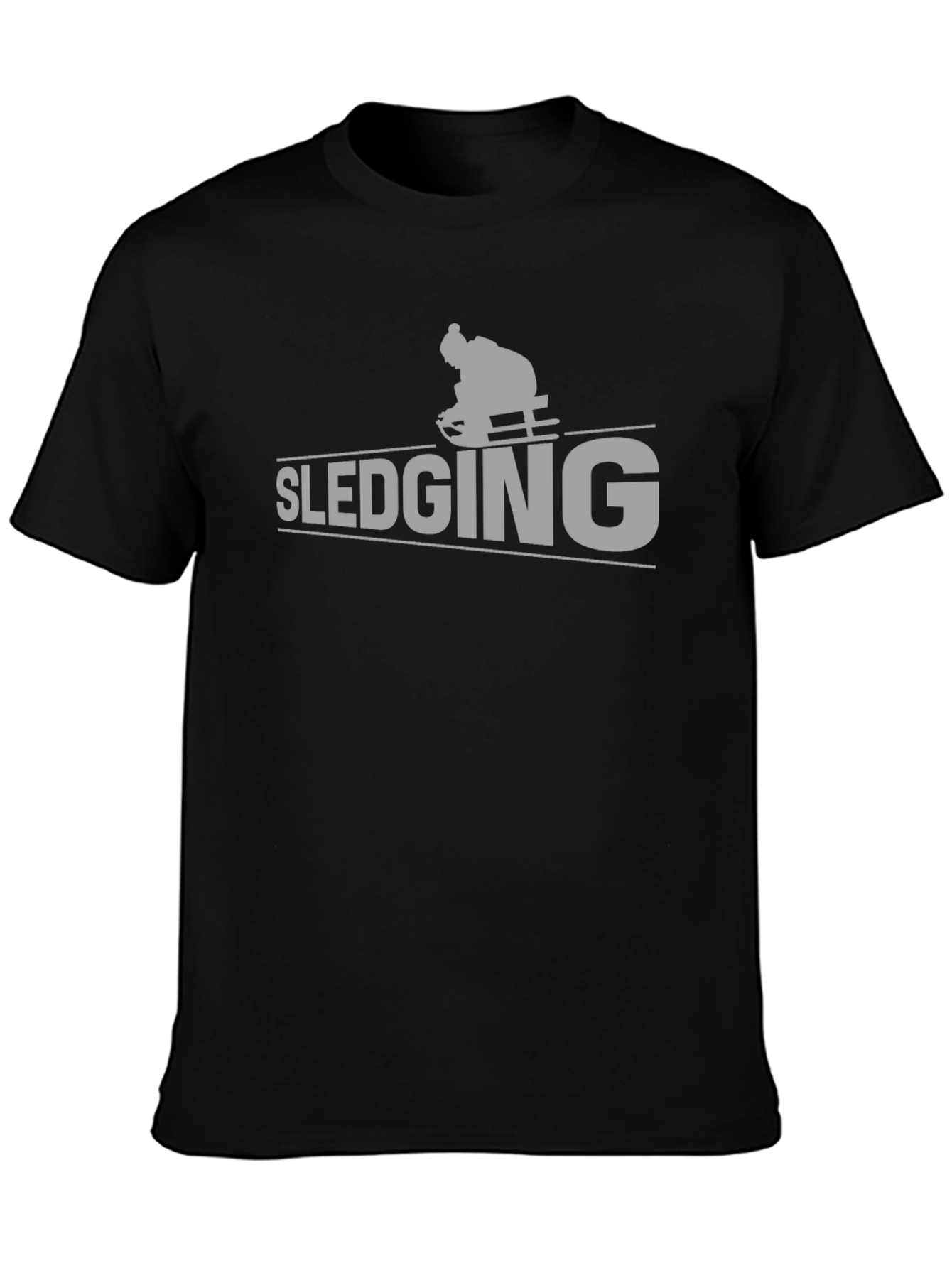 Sledging Graphic Tee - Winter Sport Shirt