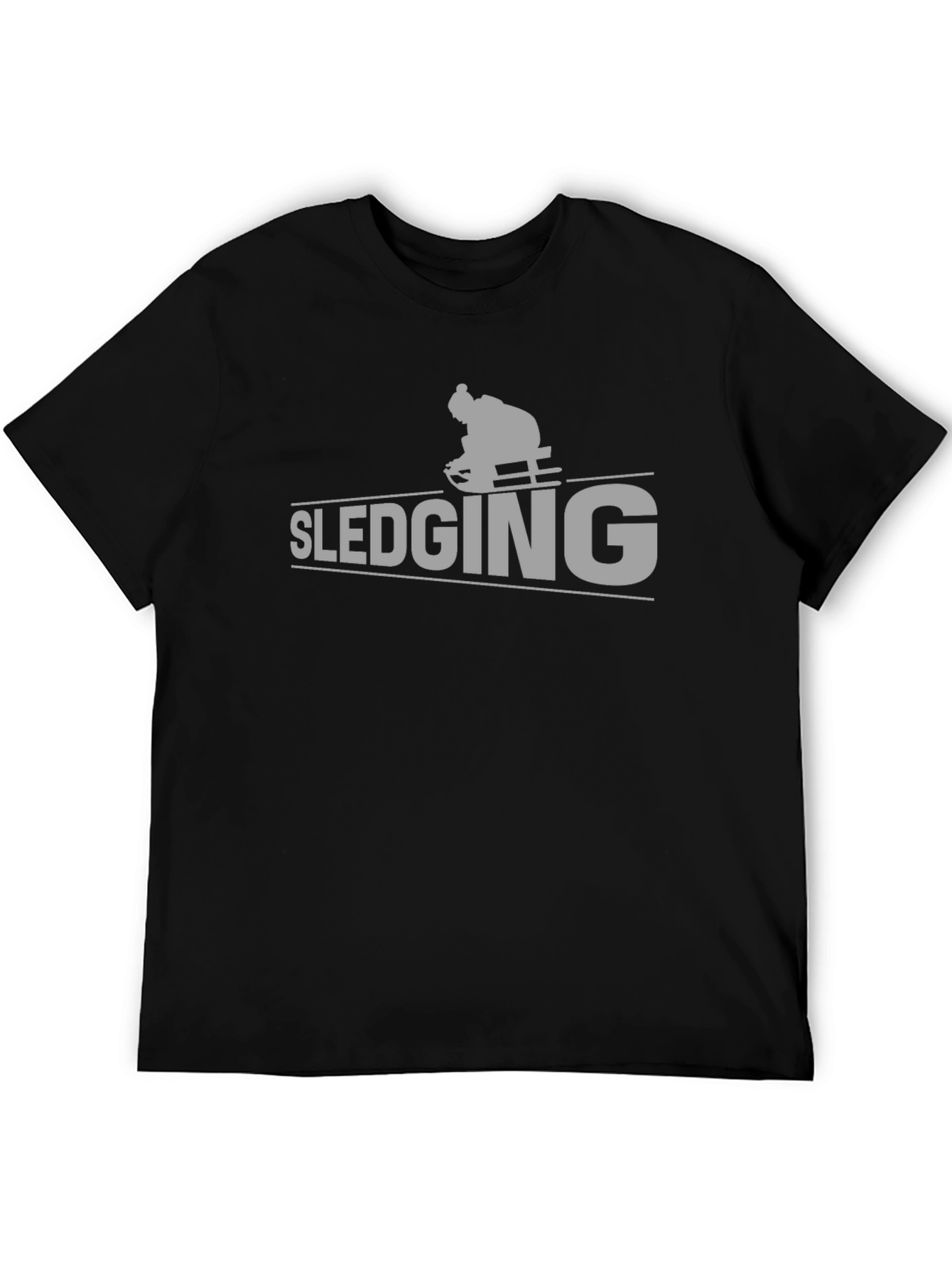 Sledging Graphic Tee - Winter Sport Shirt