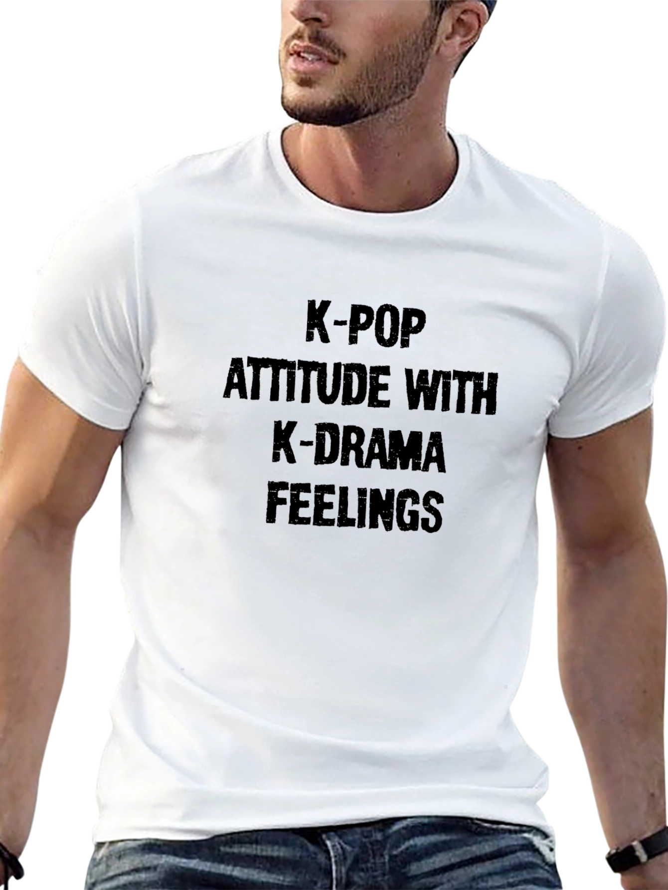 K-Pop & K-Drama Graphic Tee - Black