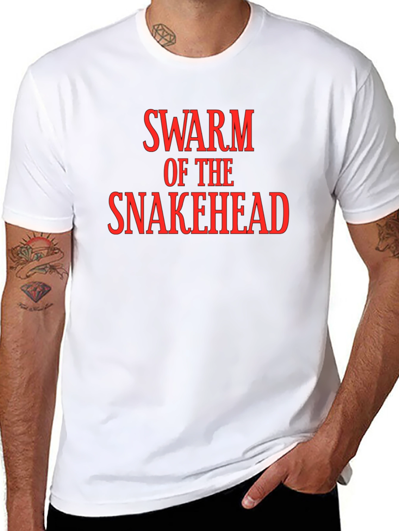 Swarm of the Snakehead Black T-Shirt