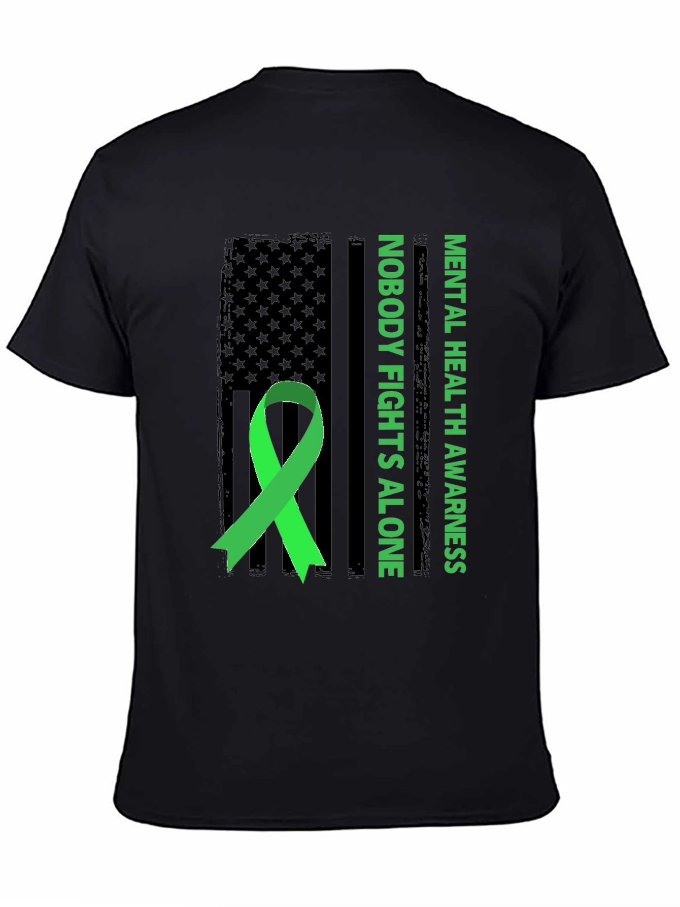 Mental Health Awareness Tee - Nobody Fights Alone