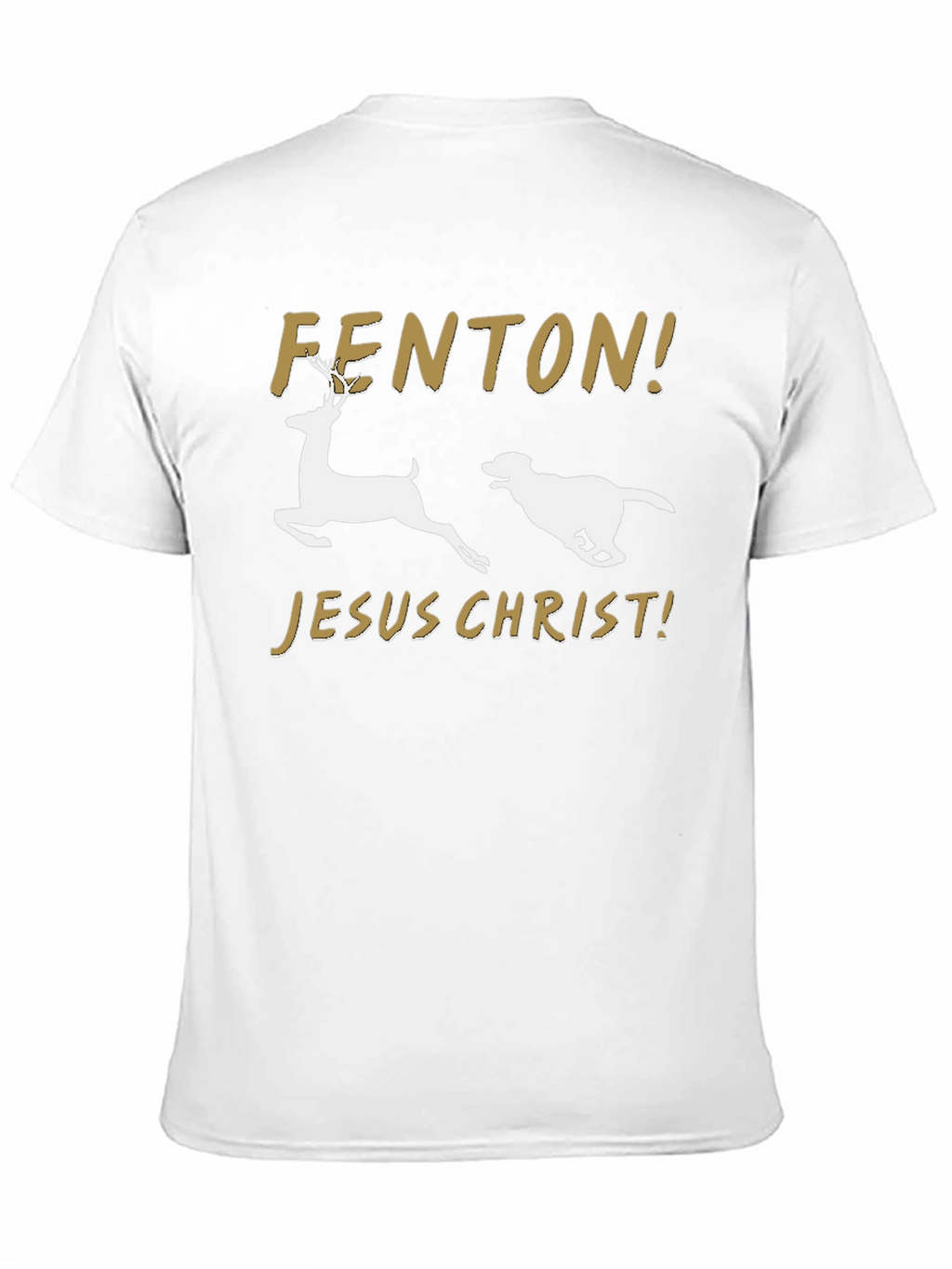 FENTON! JESUS CHRIST! T-Shirt – Funny Viral Dog Tee