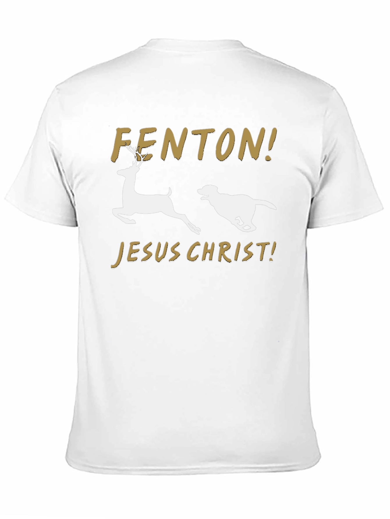 FENTON! JESUS CHRIST! T-Shirt – Funny Viral Dog Tee