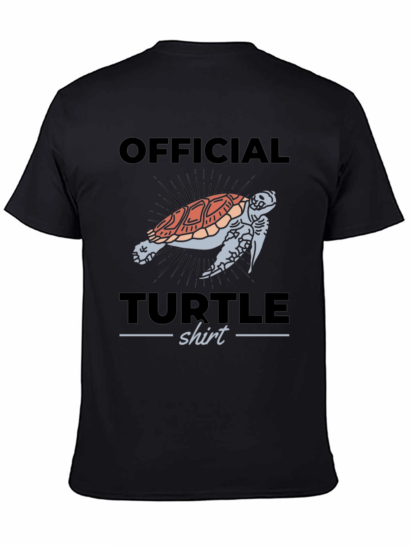 Official Turtle T-Shirt Fun Animal Tee