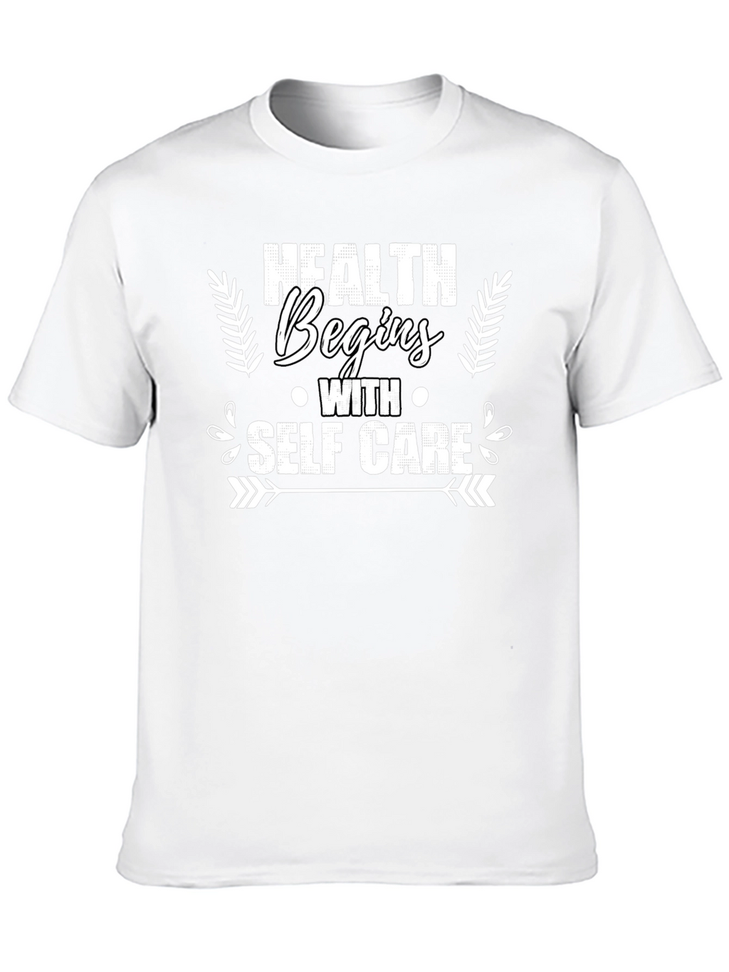 Health Begins With Self Care Graphic Tee