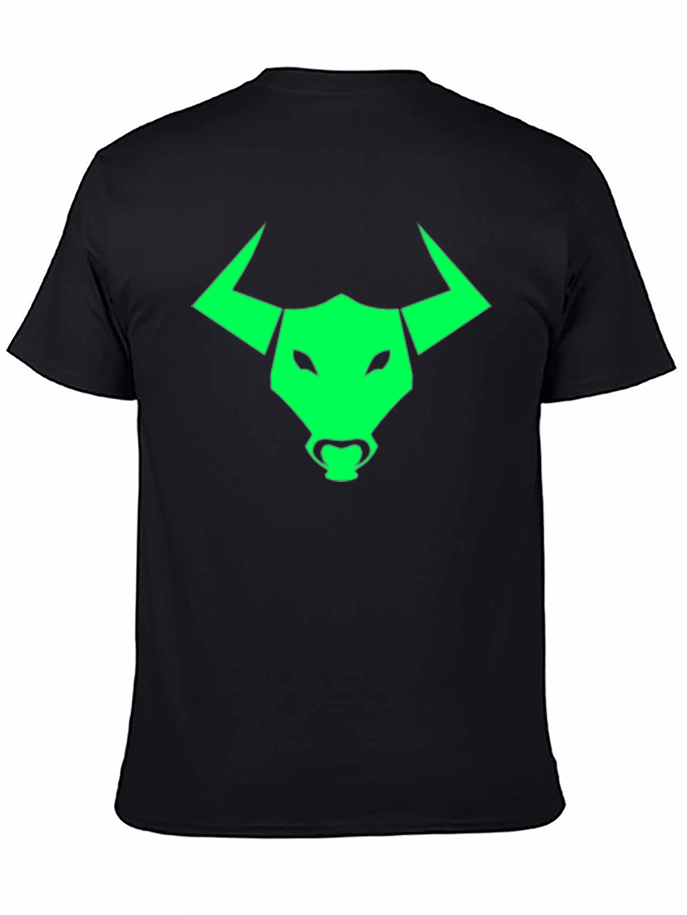 Bull Logo Graphic Tee - Bold Black Shirt