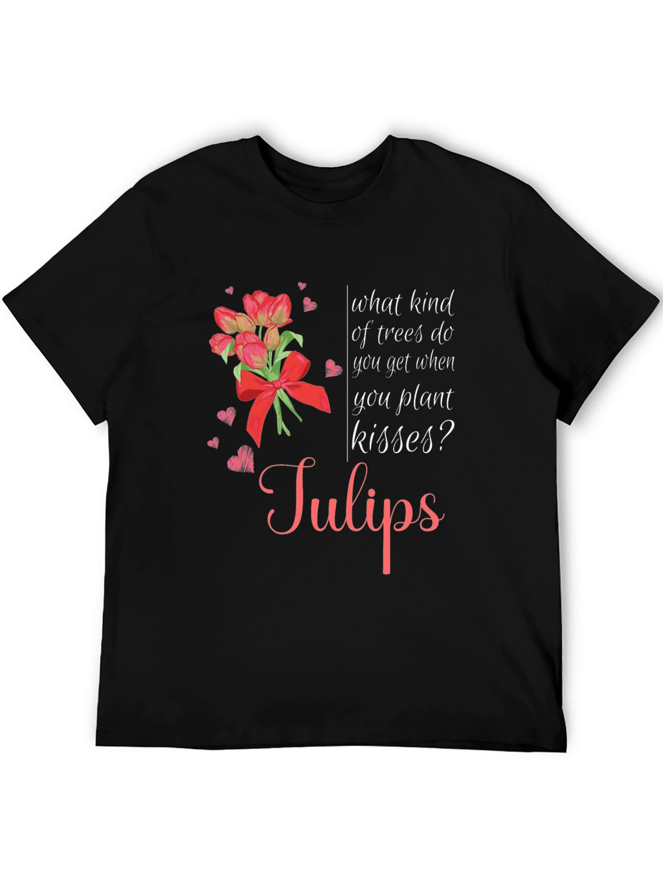 Tulips Kissing Trees Graphic Tee
