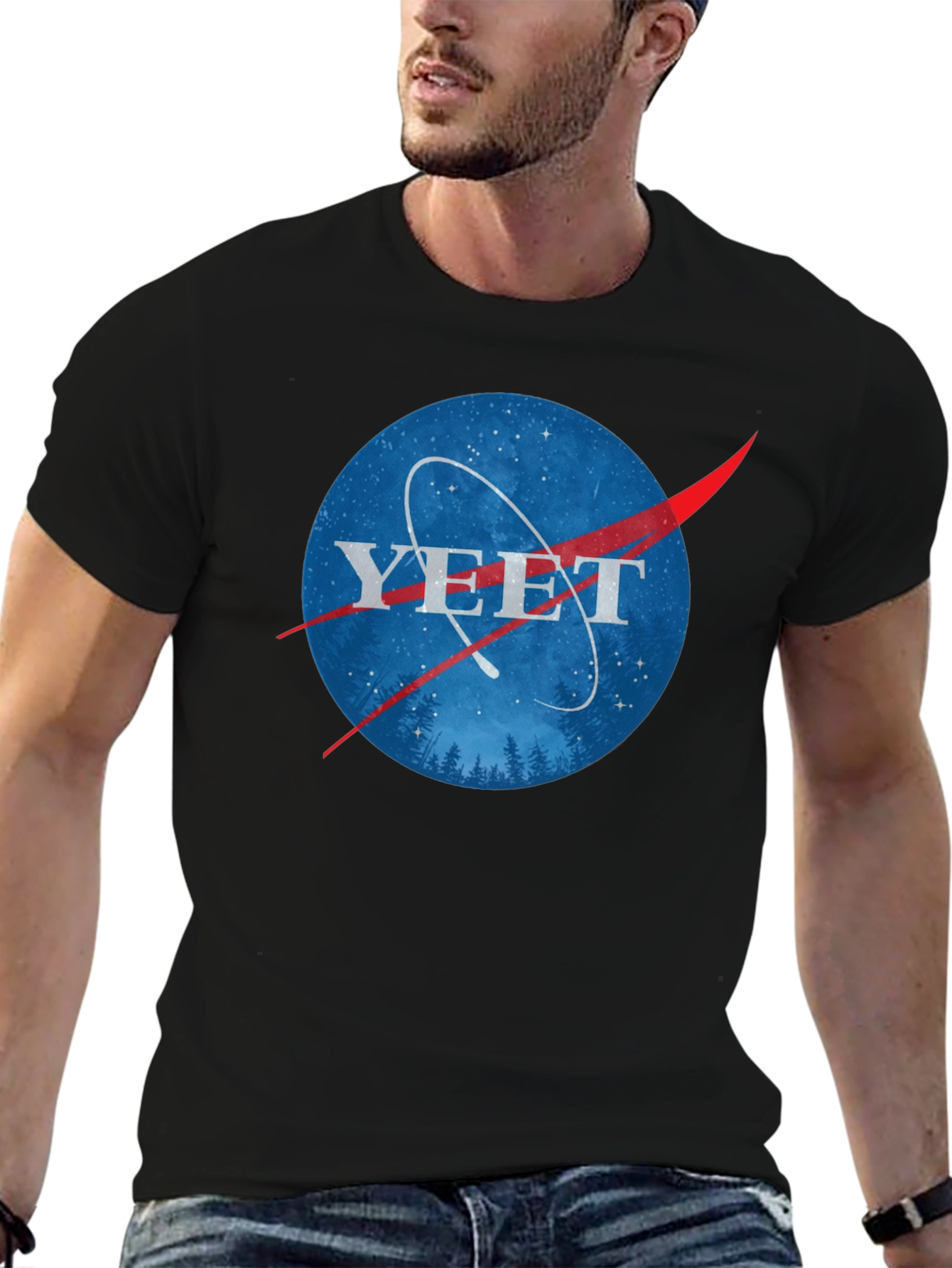 Yeet NASA Logo Graphic Tee