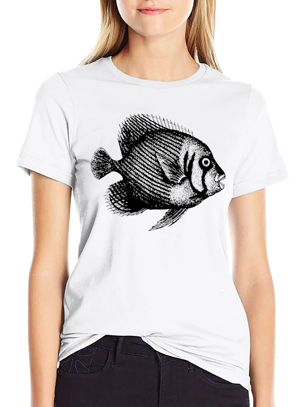 Black Fish Graphic T-Shirt - Unisex