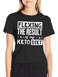 Keto Diet Result Flexing T-Shirt