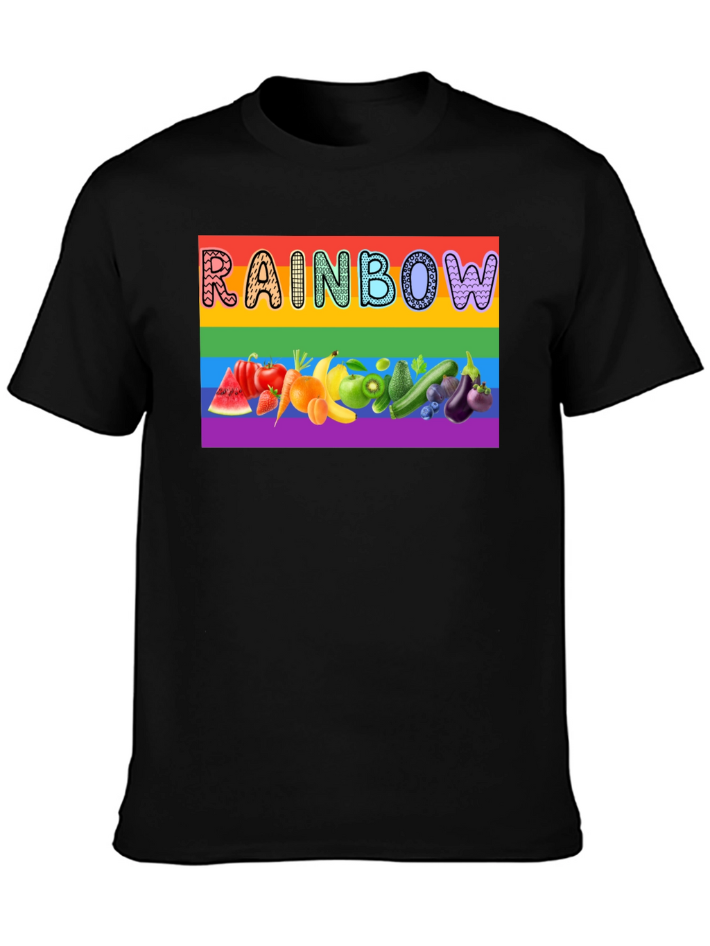 Rainbow Fruit & Veggie Pride T-Shirt