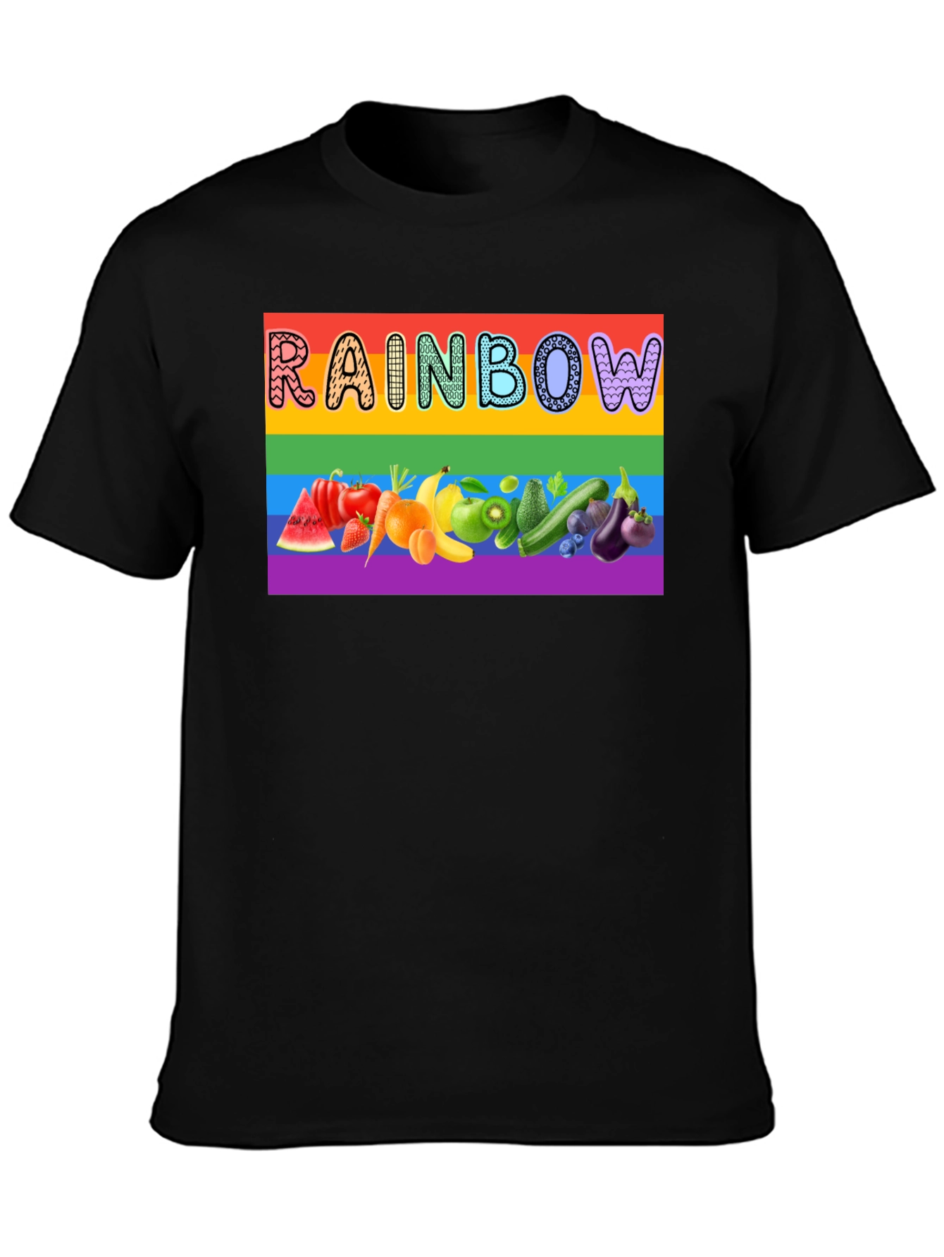 Rainbow Fruit & Veggie Pride T-Shirt