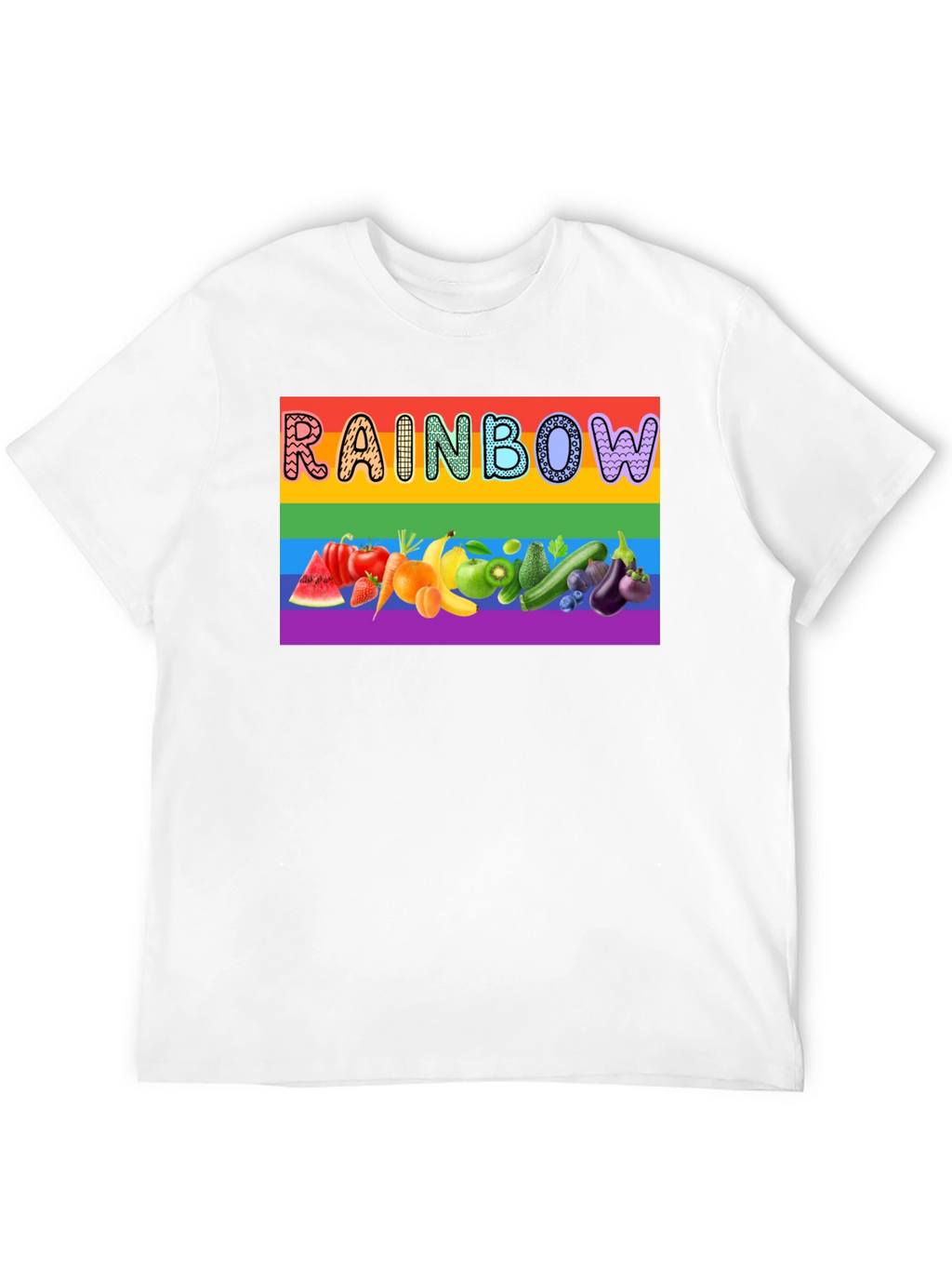 Rainbow Fruit & Veggie Pride T-Shirt