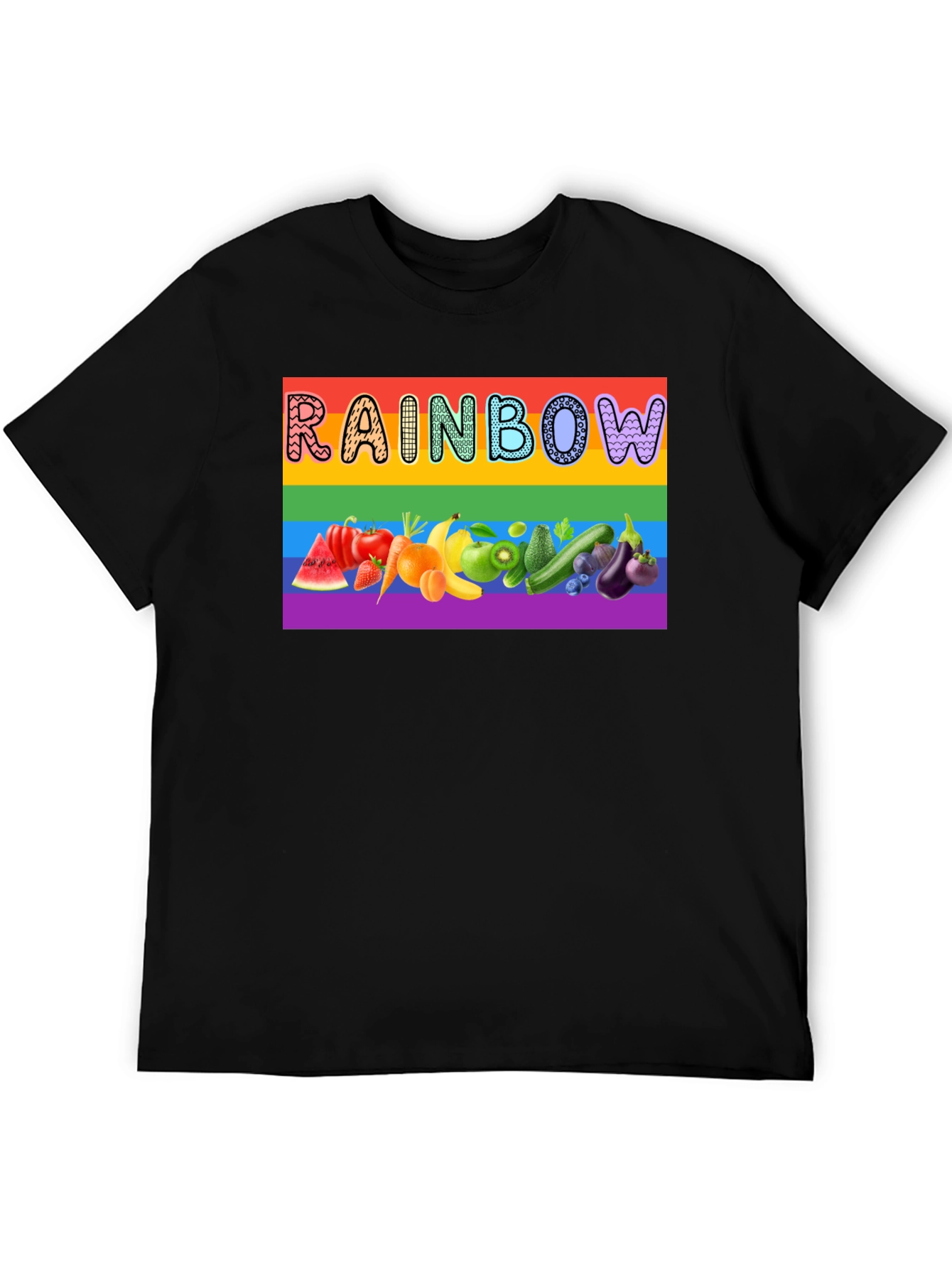 Rainbow Fruit & Veggie Pride T-Shirt